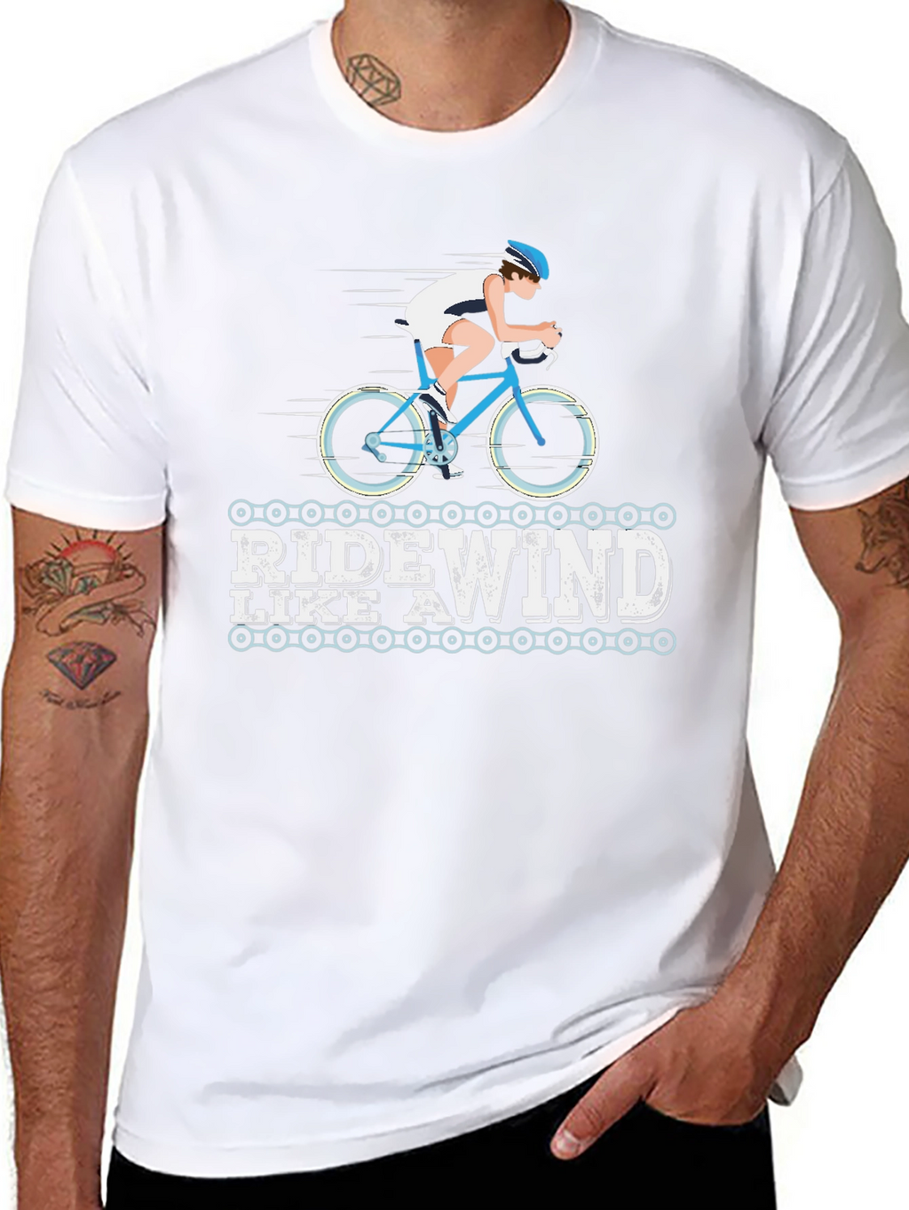 RideWind Cycling T-Shirt - Perfect for Bike Lovers