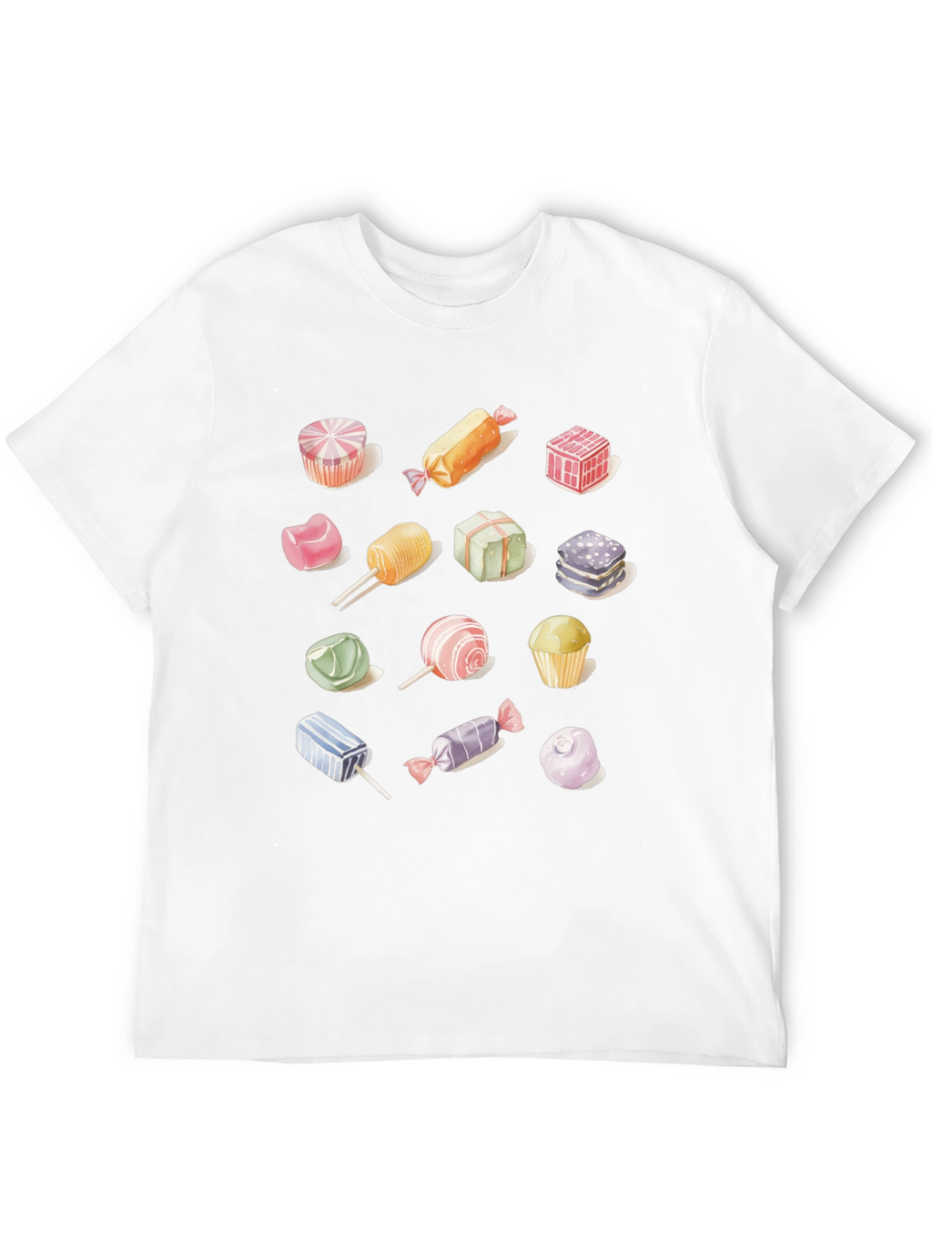Sweet Treats T-Shirt: Candy Collection Design