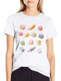 Sweet Treats T-Shirt: Candy Collection Design