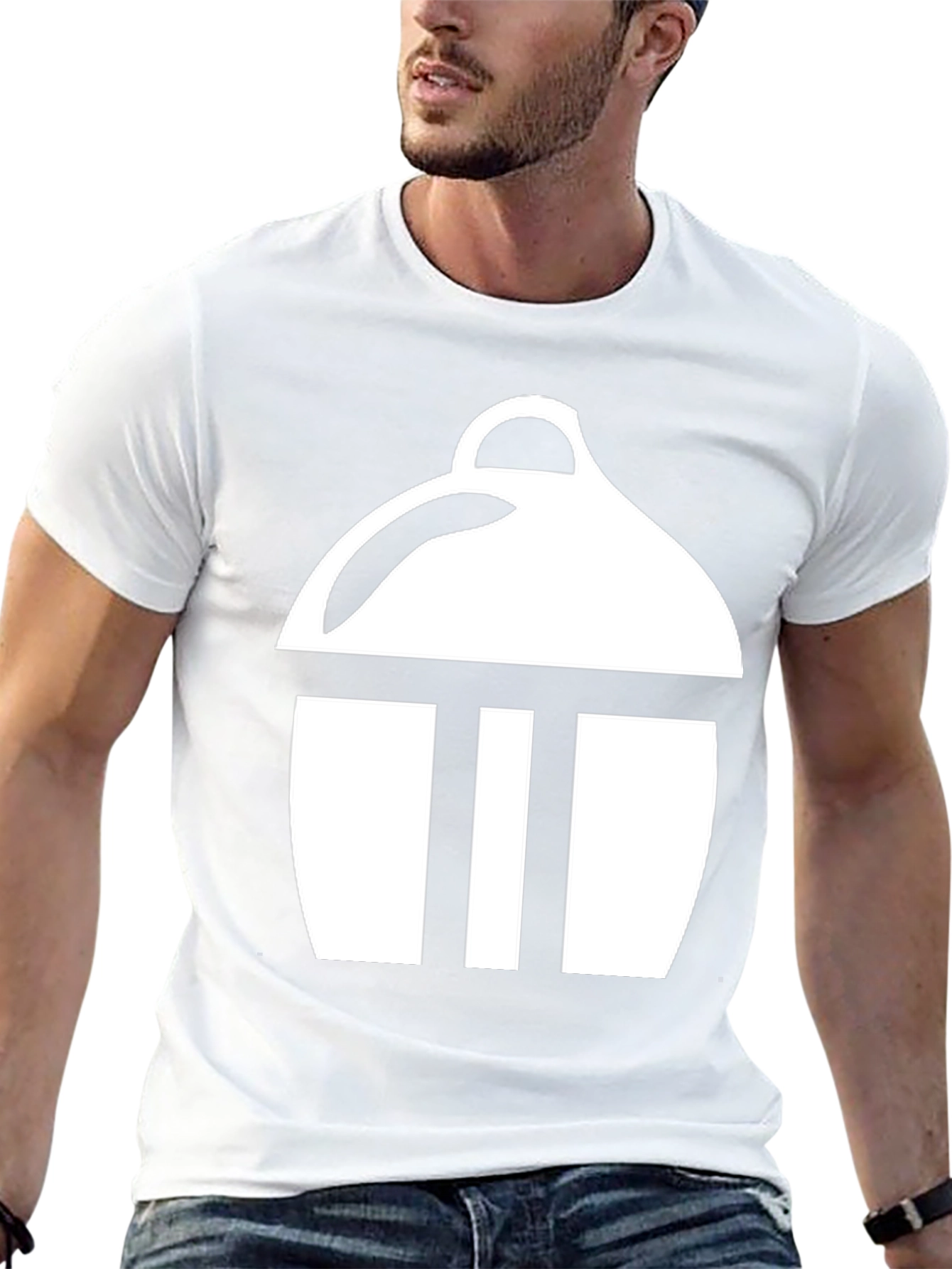Geometric Graphic Tee - Modern Minimalist Design