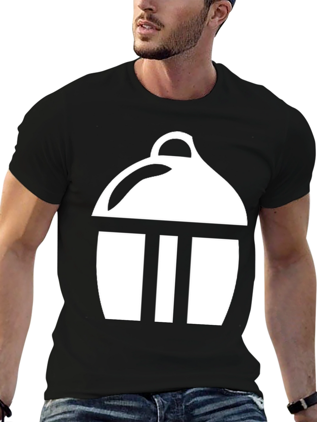 Geometric Graphic Tee - Modern Minimalist Design