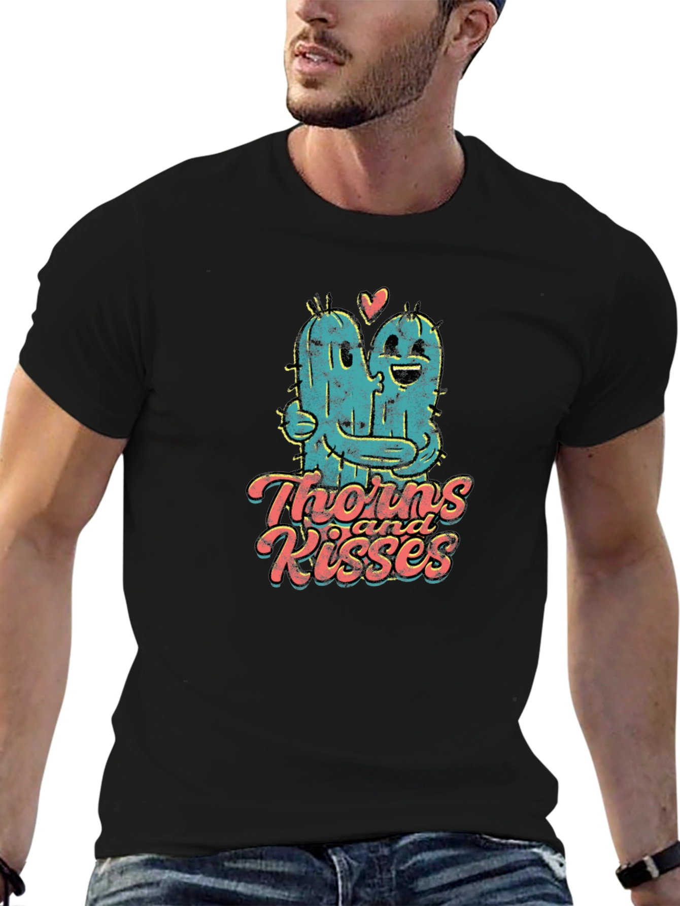 Thorns and Kisses Graphic T-Shirt
