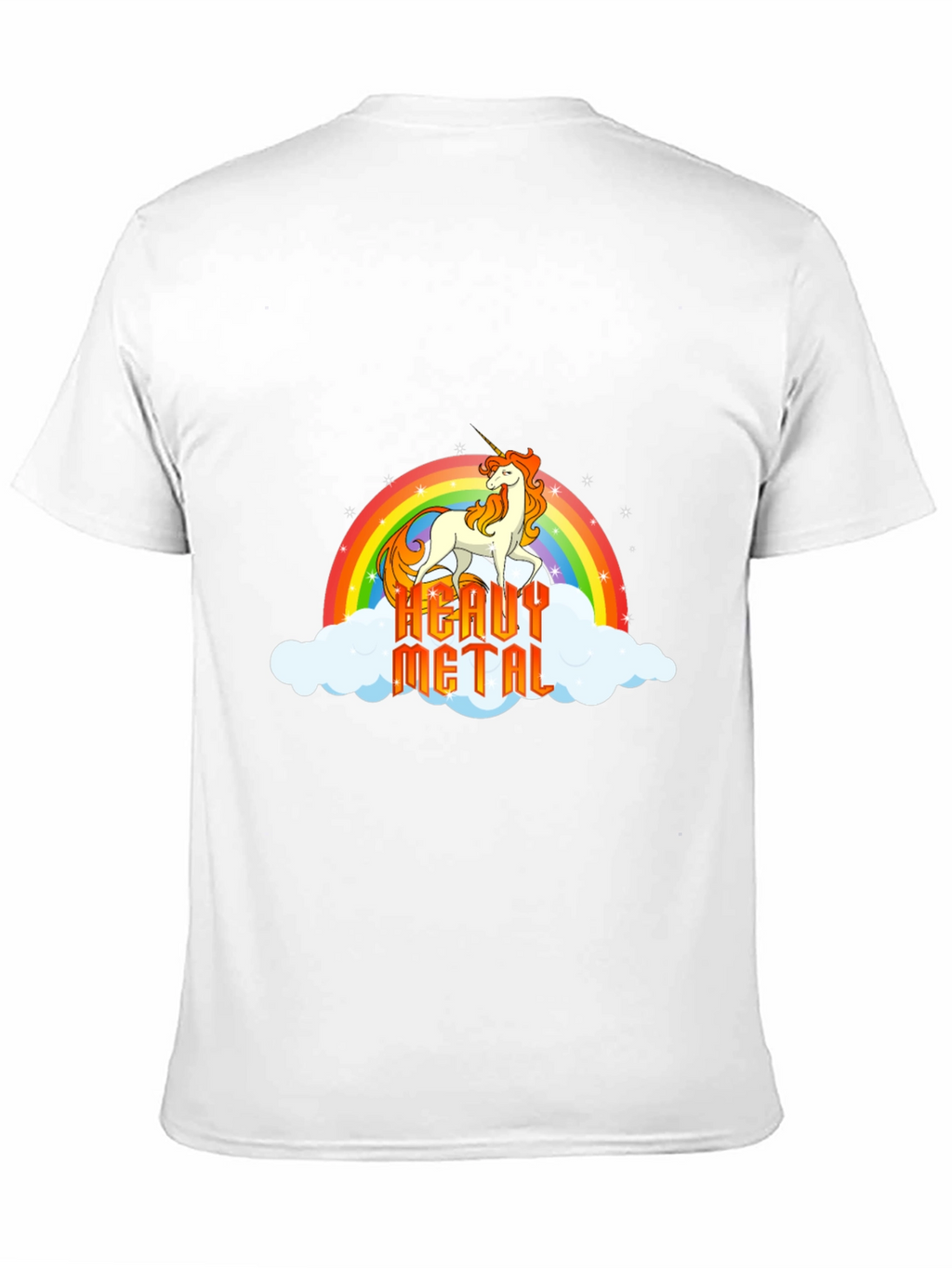 Heavy Metal Unicorn Rainbow T-Shirt