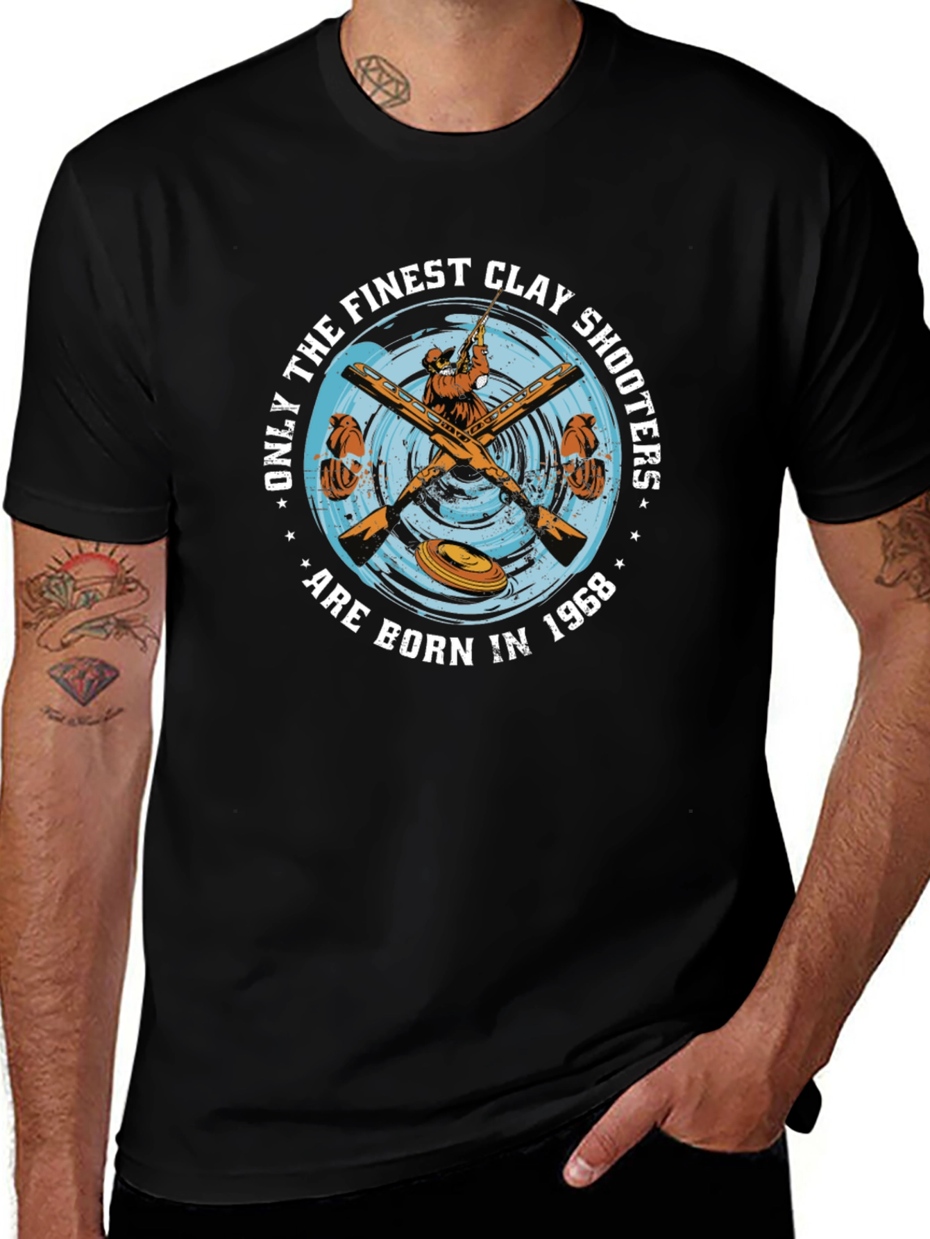 Finest Clay Shooters Born in 1968 Graphic T-Shirt