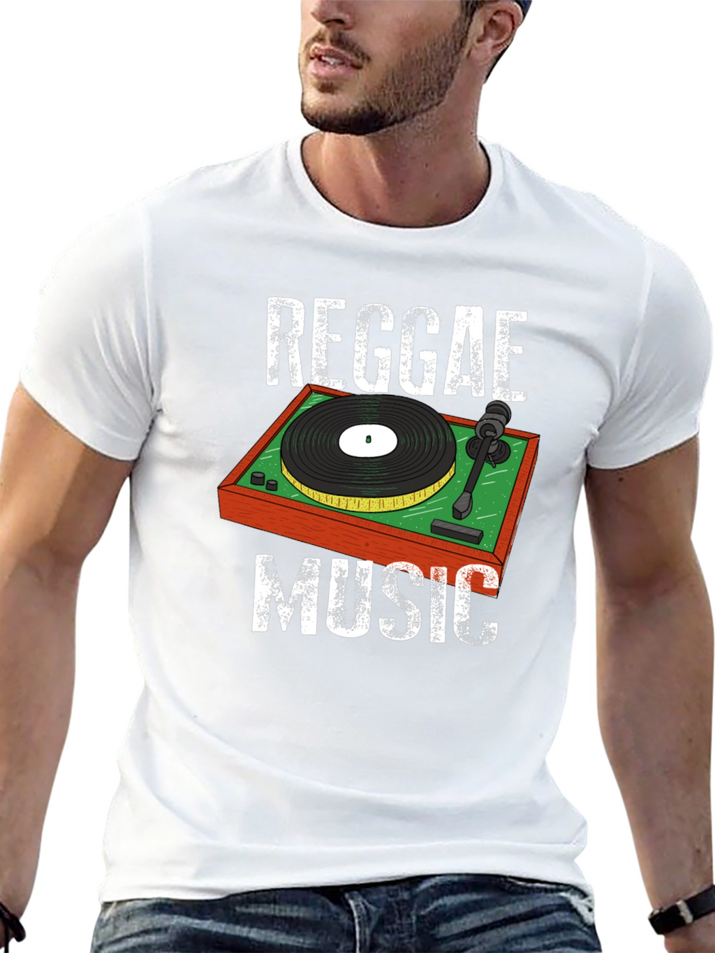 Reggae Music Turntable T-Shirt