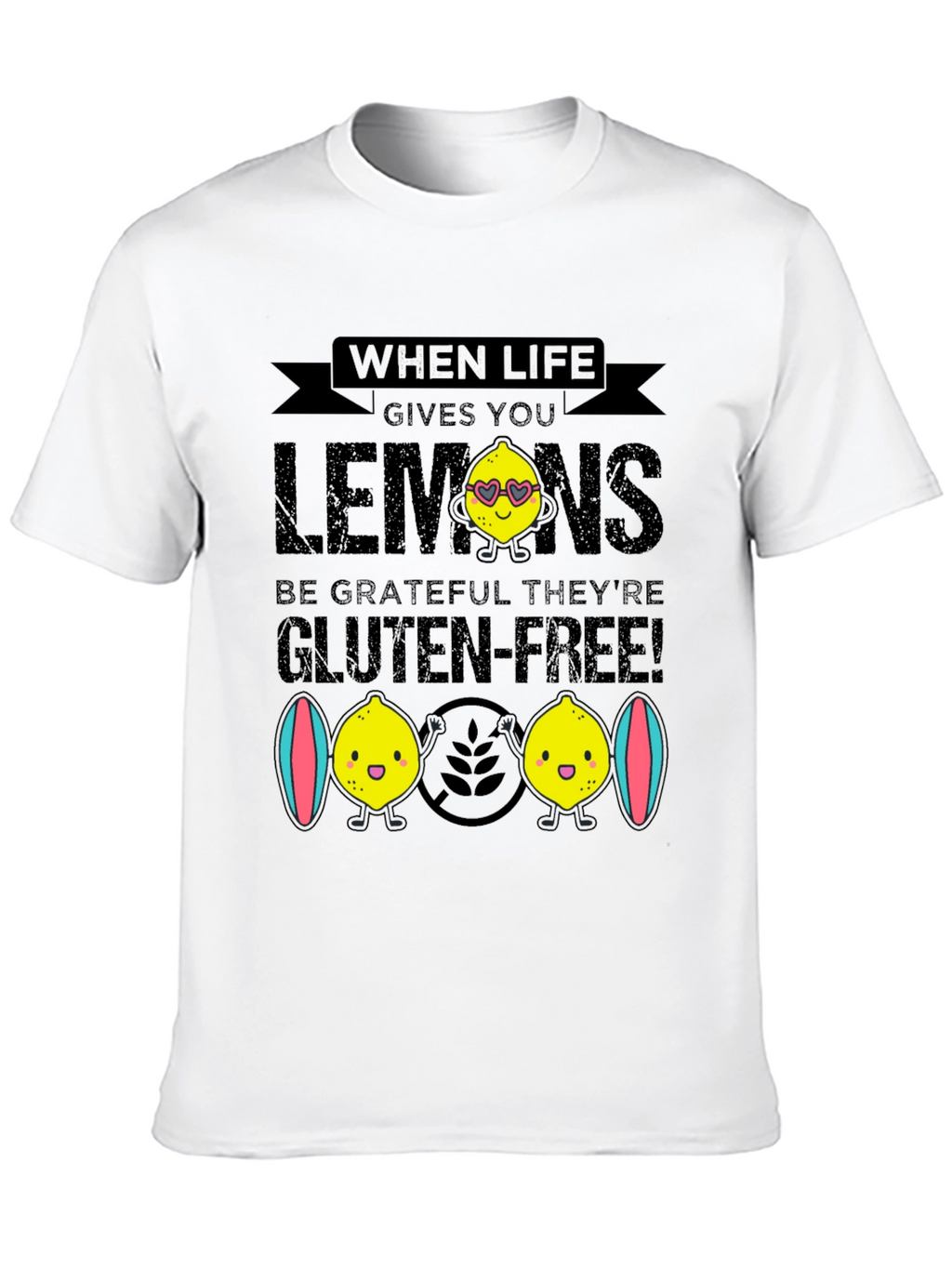 Funny Gluten-Free Lemon Graphic Tee