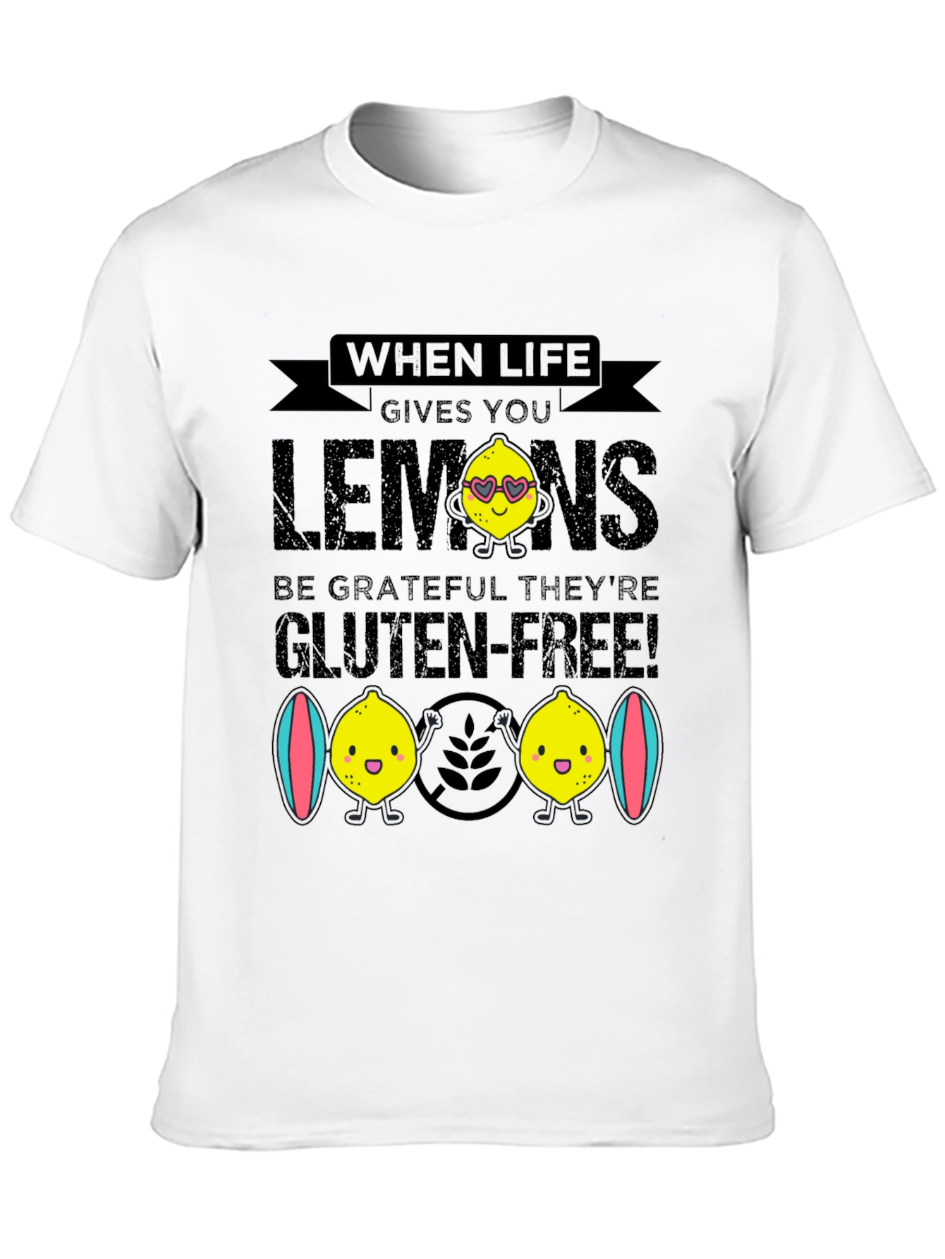 Funny Gluten-Free Lemon Graphic Tee