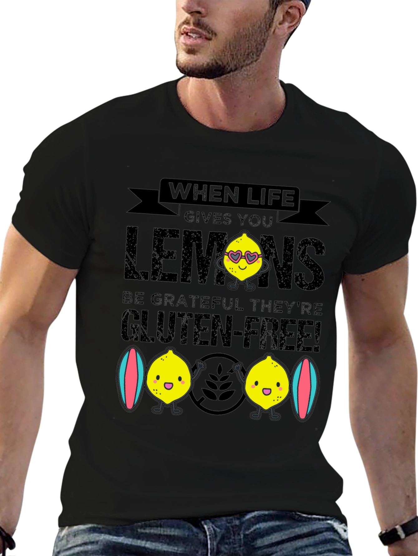 Funny Gluten-Free Lemon Graphic Tee