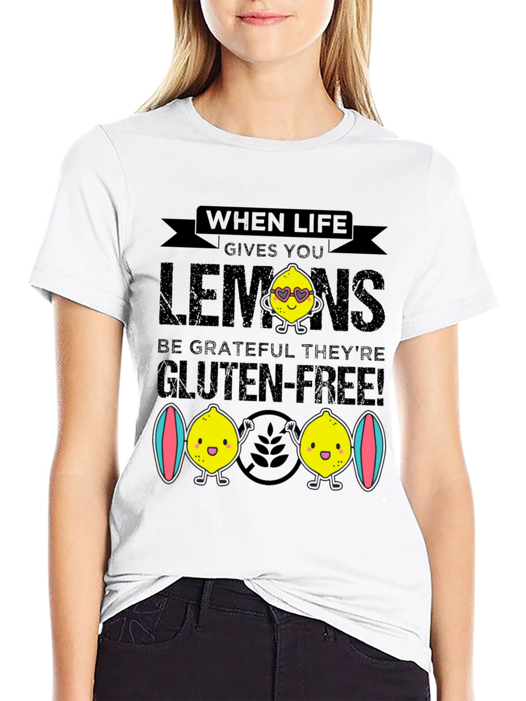 Funny Gluten-Free Lemon Graphic Tee