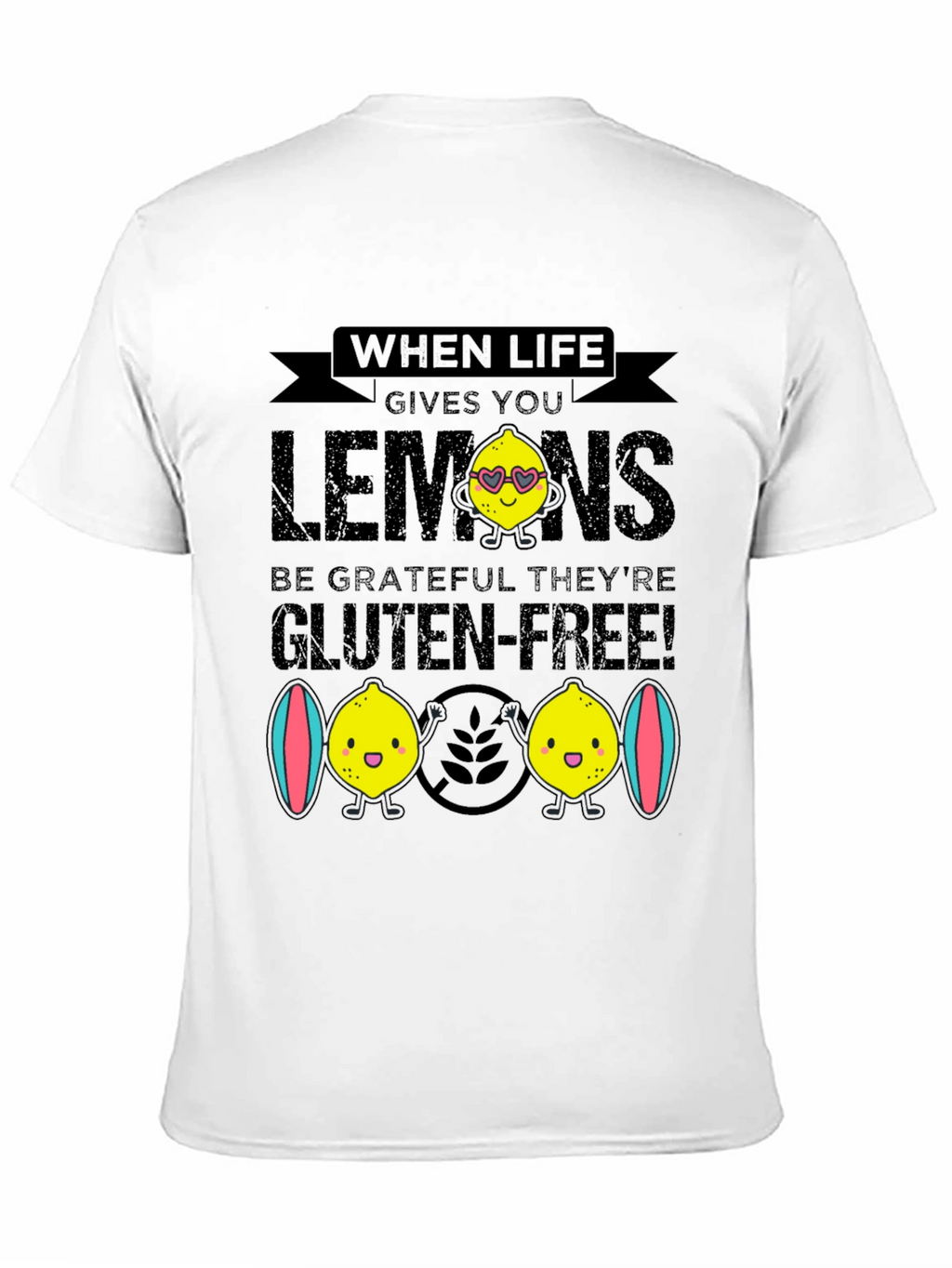 Funny Gluten-Free Lemon Graphic Tee