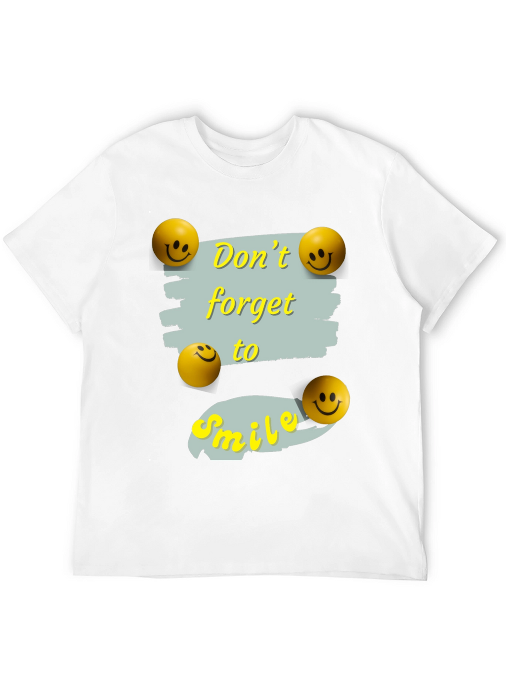 Dont Forget to Smile Graphic Tee