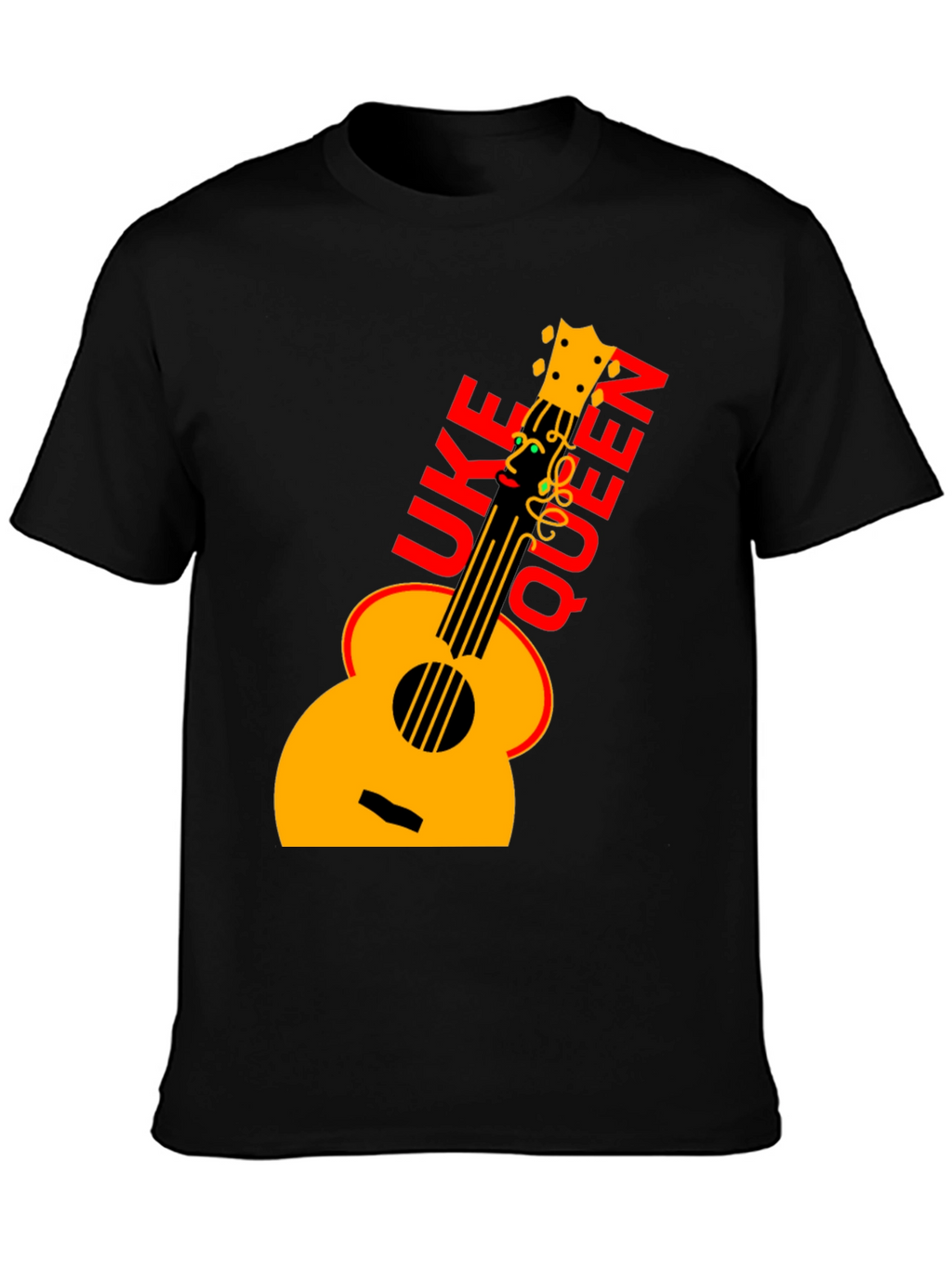 Uke Queen Graphic T-Shirt - Musicians Tee