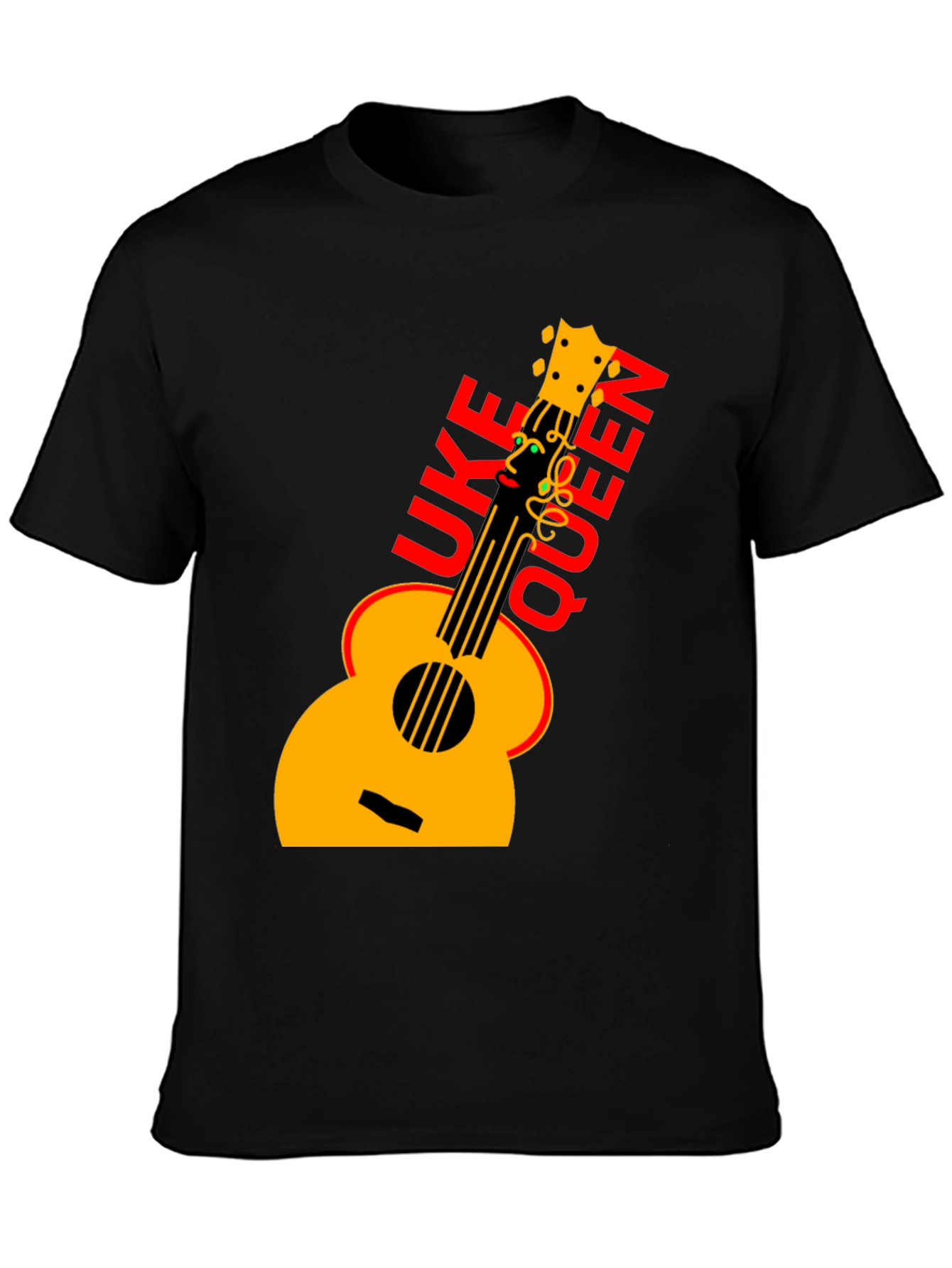 Uke Queen Graphic T-Shirt - Musicians Tee
