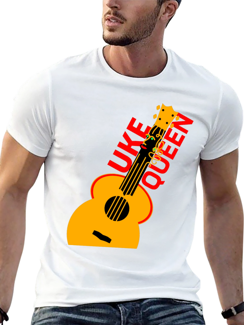 Uke Queen Graphic T-Shirt - Musicians Tee