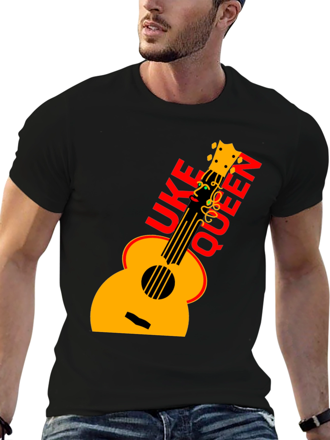 Uke Queen Graphic T-Shirt - Musicians Tee