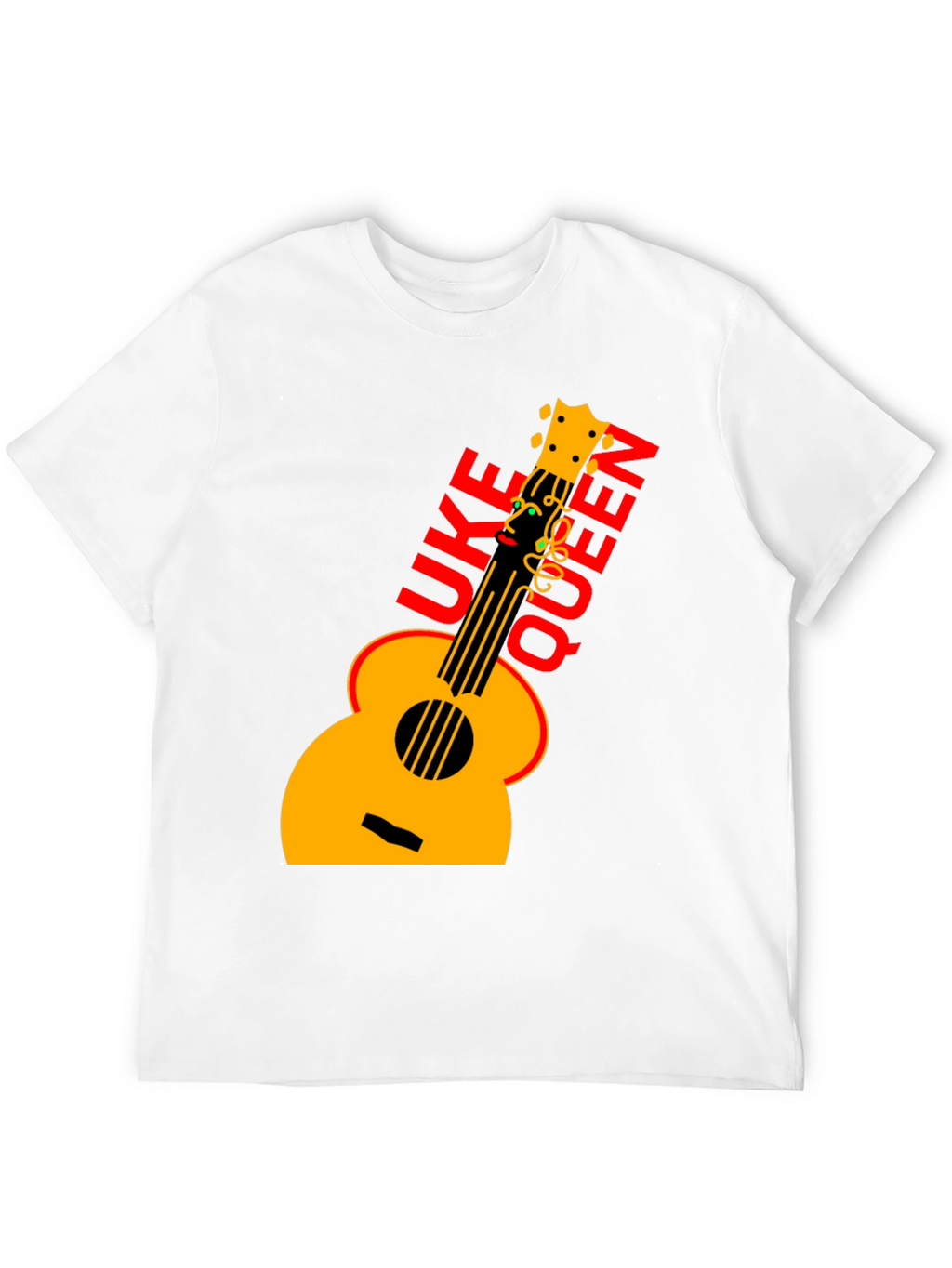 Uke Queen Graphic T-Shirt - Musicians Tee