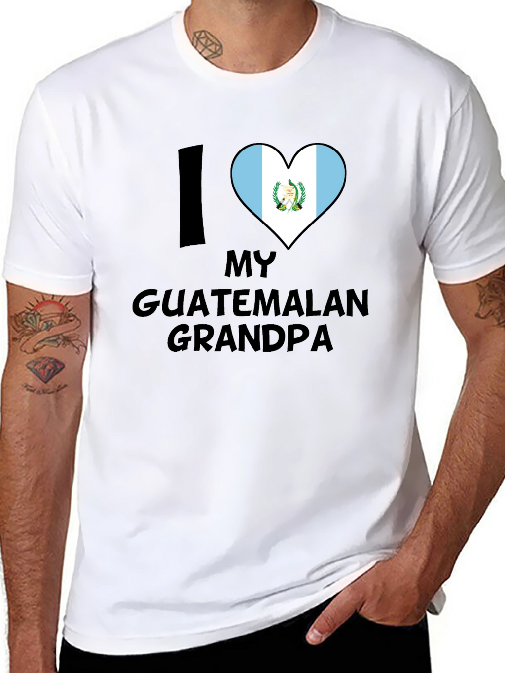I Heart My Guatemalan Grandpa T-Shirt