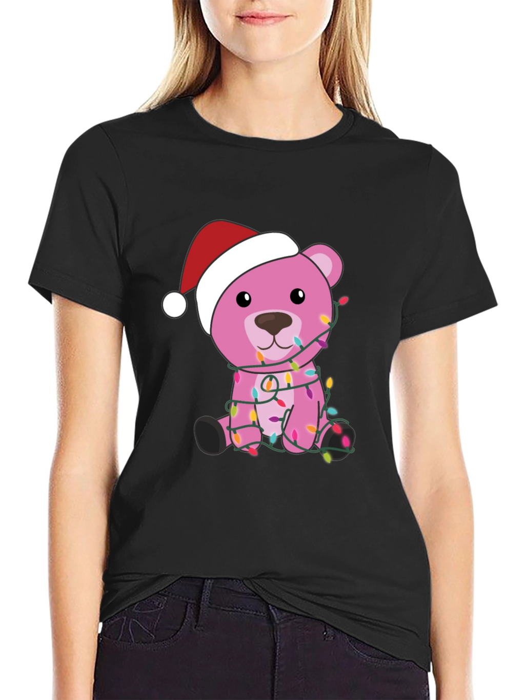Christmas Bear Lights T-Shirt