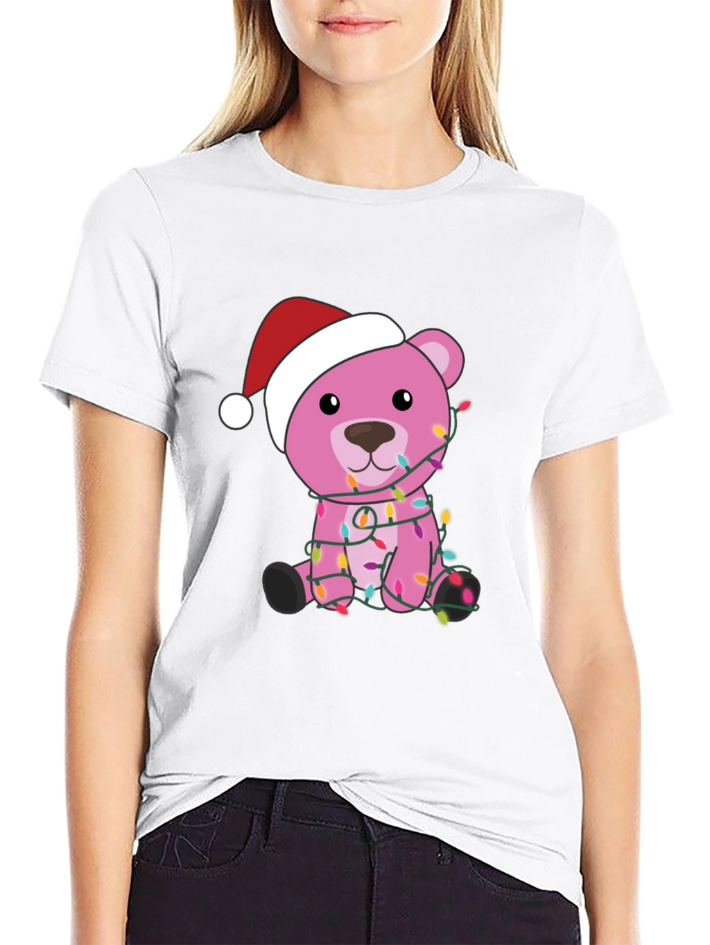 Christmas Bear Lights T-Shirt