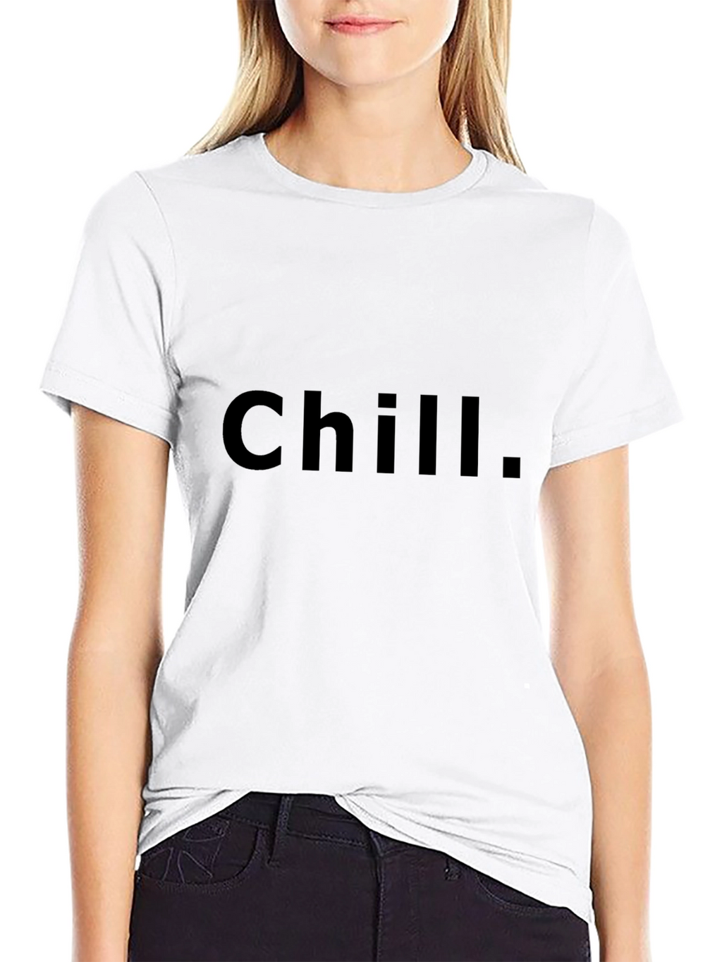 Chill Black T-Shirt - Relaxed Casual Wear