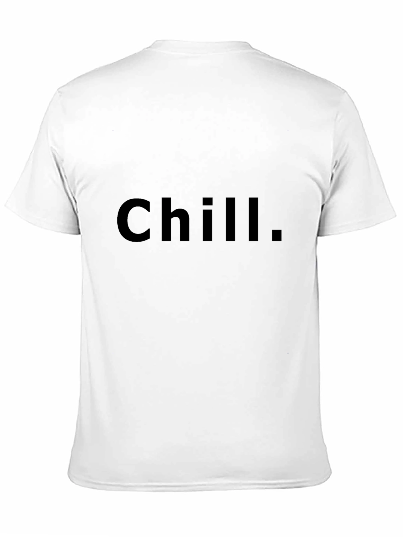 Chill Black T-Shirt - Relaxed Casual Wear