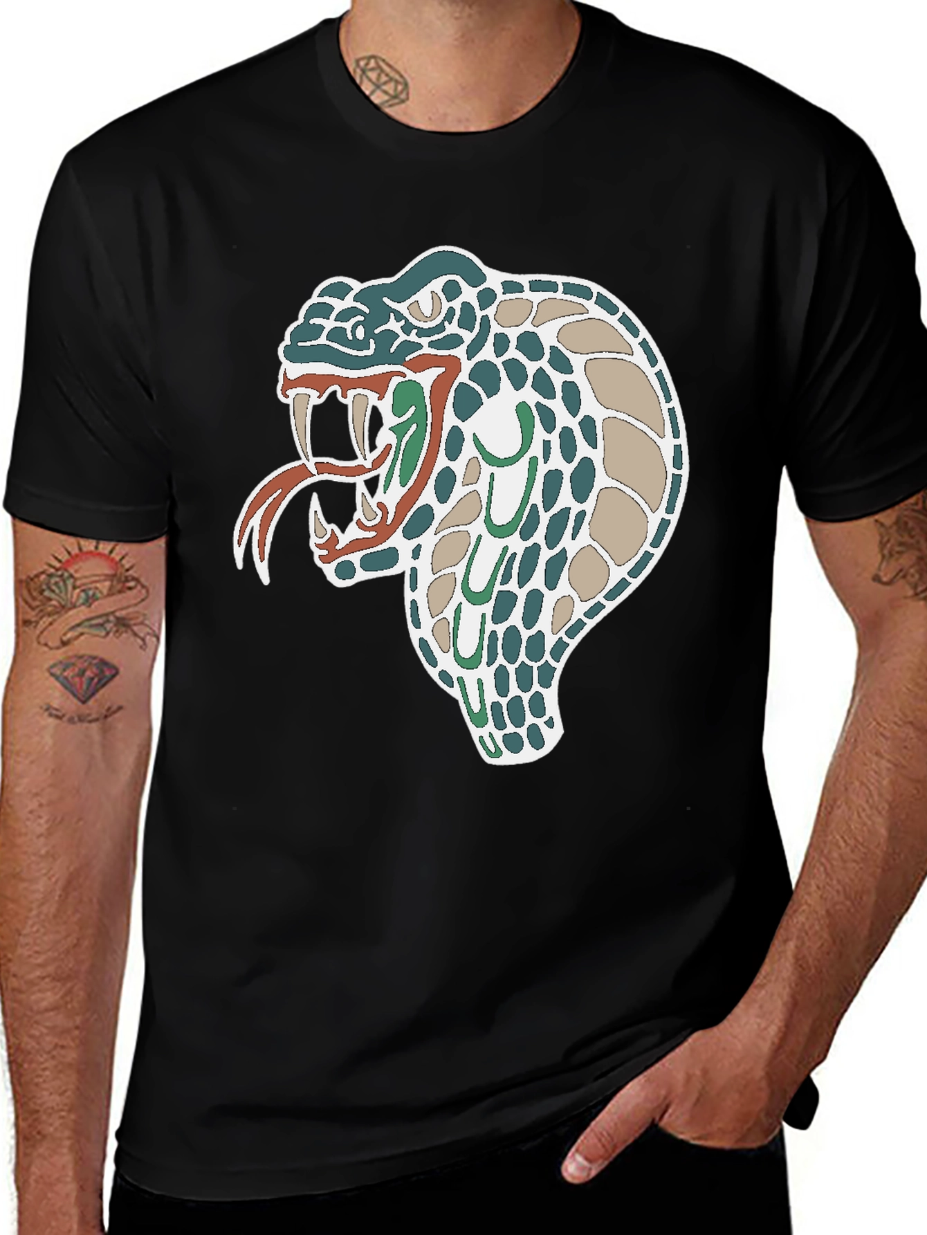 Cool Snake Graphic Tee
