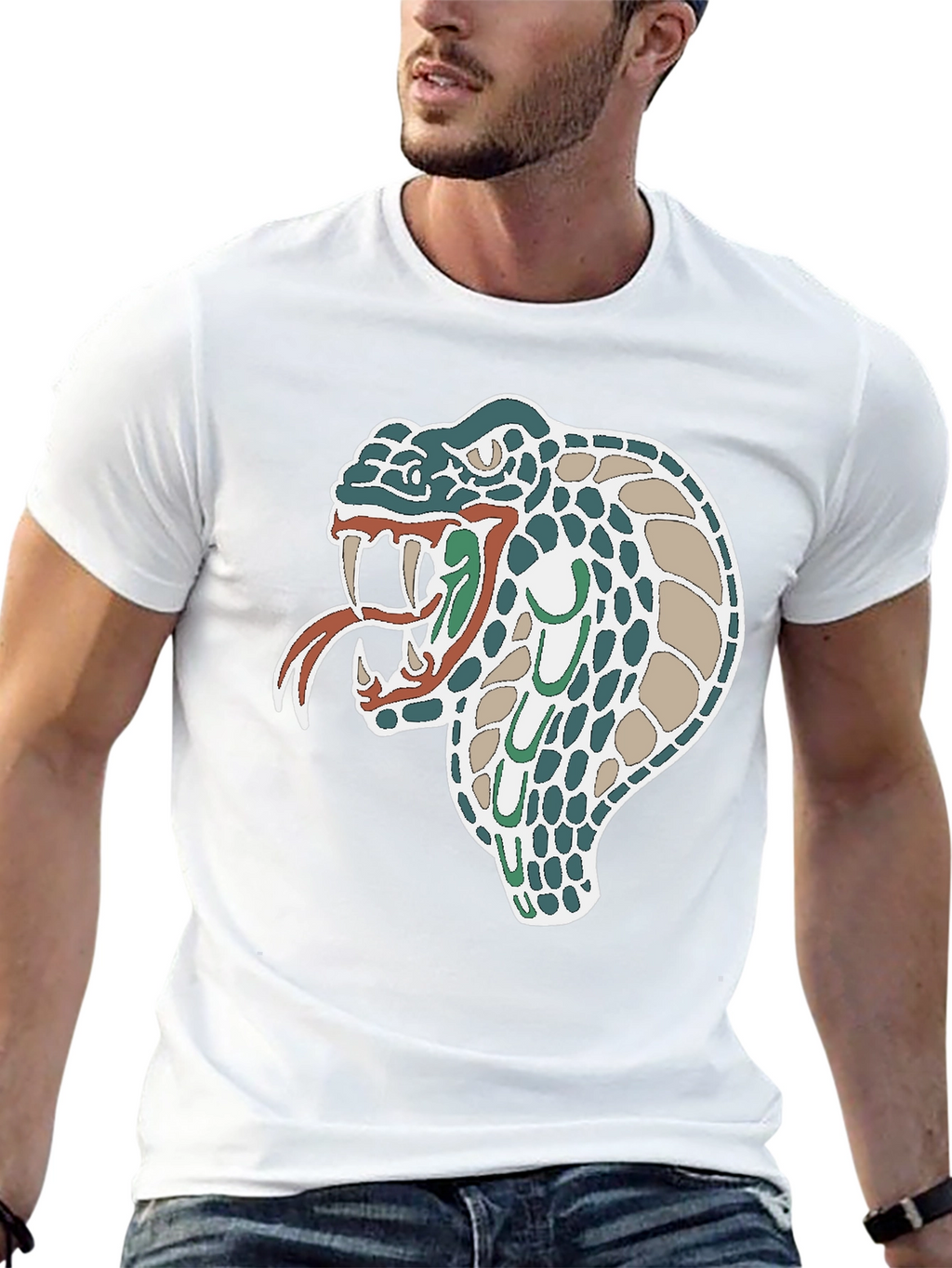 Cool Snake Graphic Tee