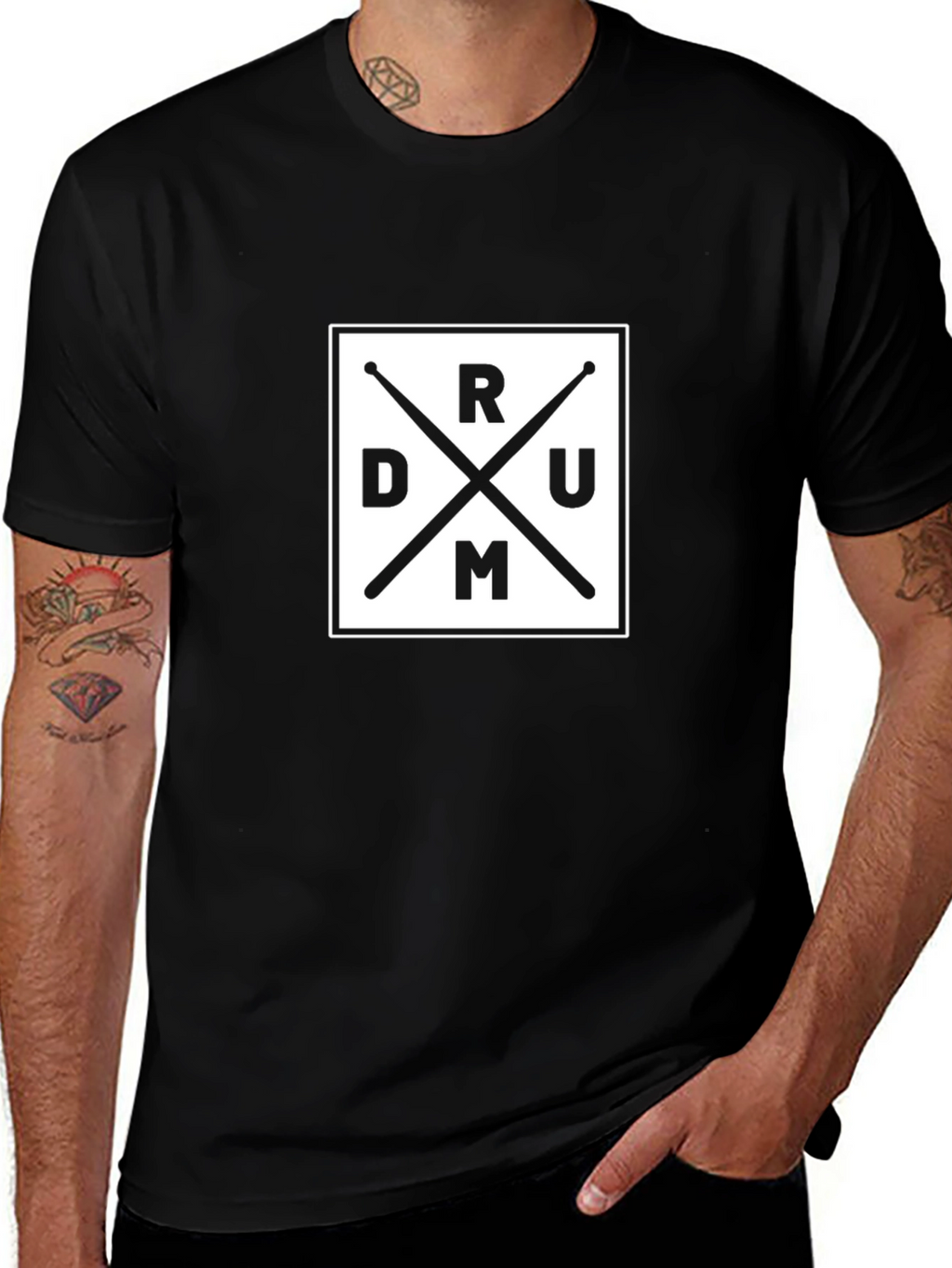 Drum Design T-Shirt