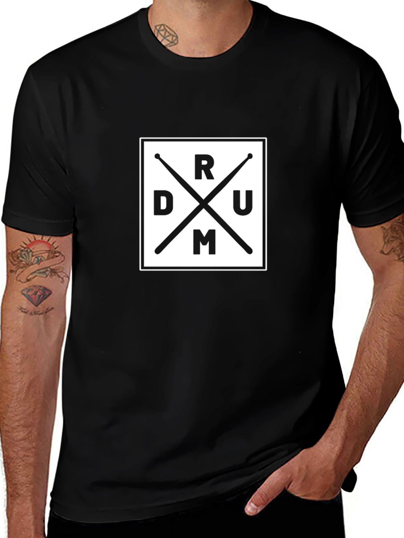 Drum Design T-Shirt