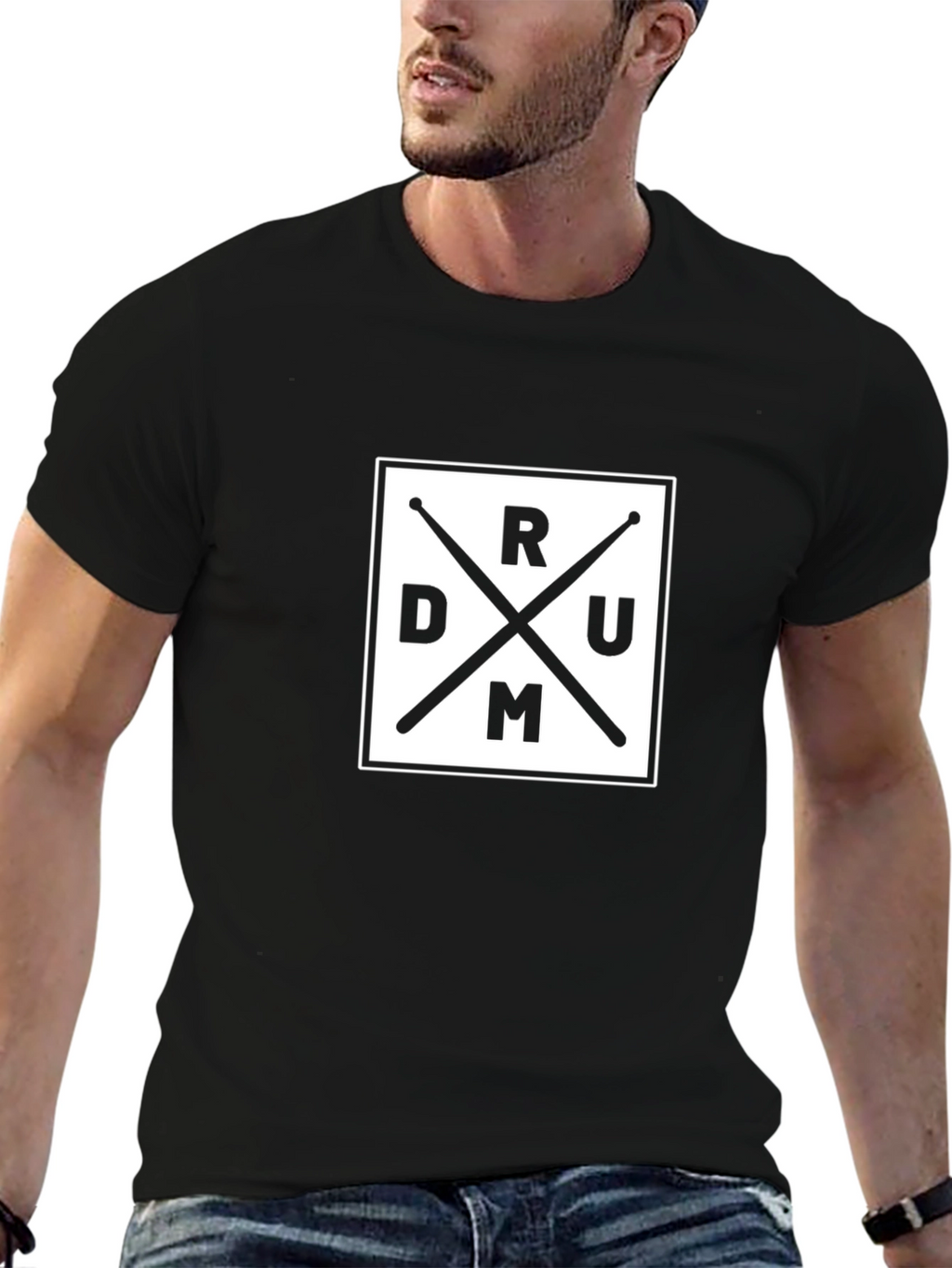 Drum Design T-Shirt