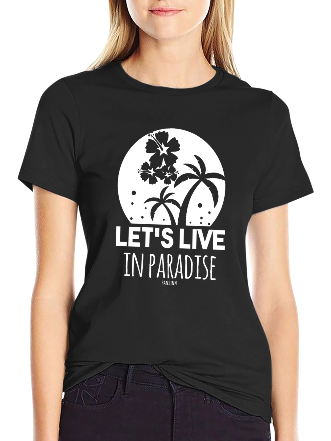 Paradise Graphic Tee | Tropical Palm Tree Shirt