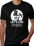 Paradise Graphic Tee | Tropical Palm Tree Shirt