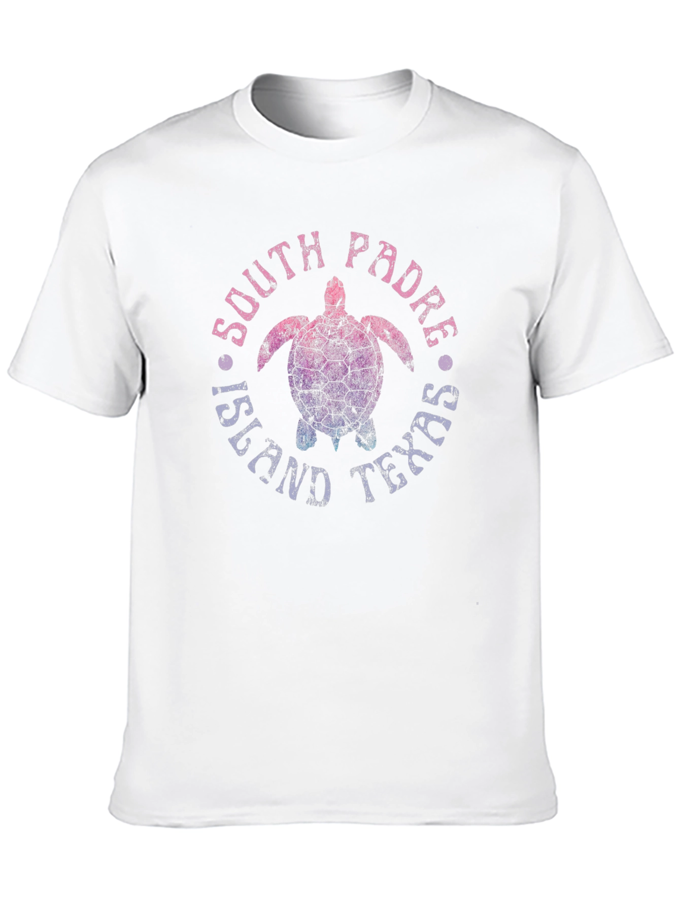 South Padre Island Texas Turtle Graphic T-Shirt