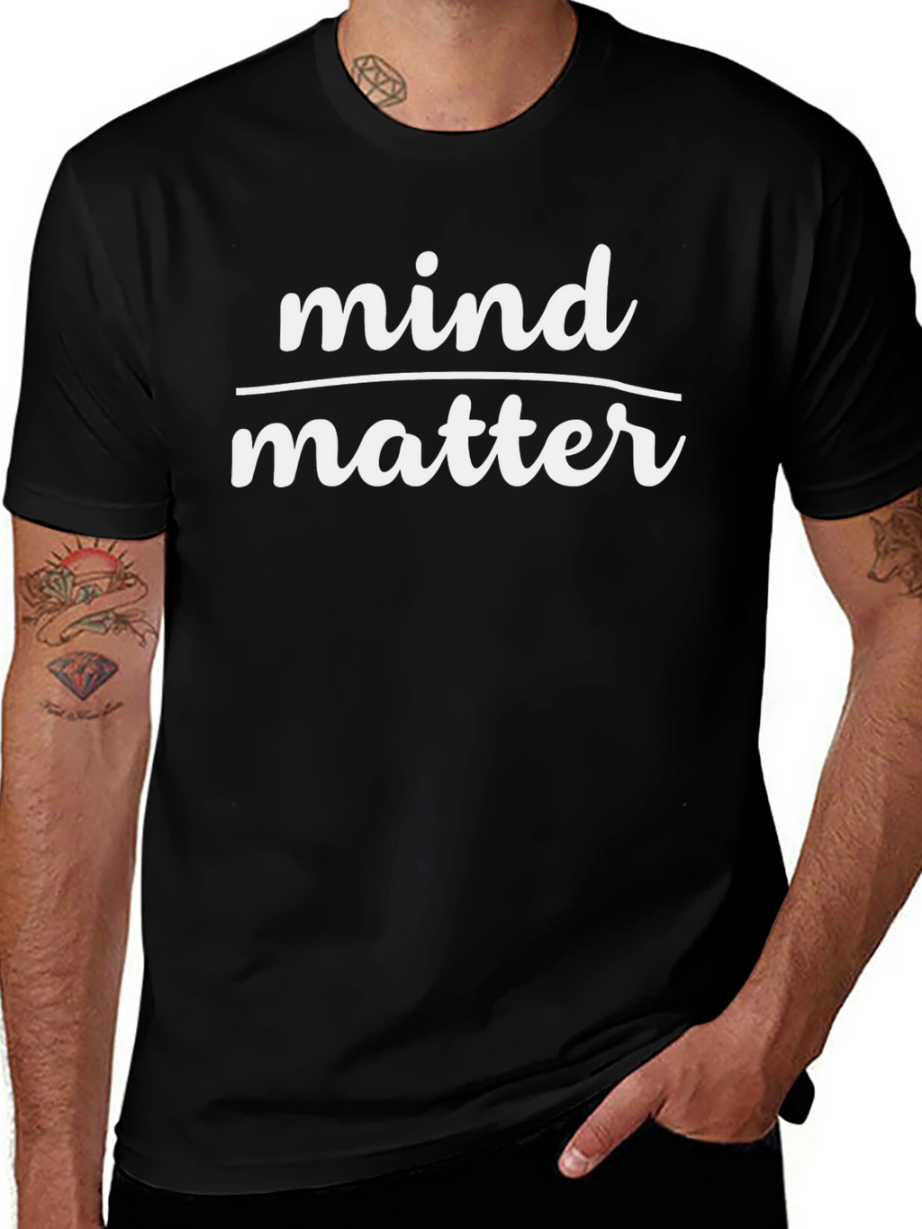 Mind Over Matter Graphic Tee - Stylish Comfort
