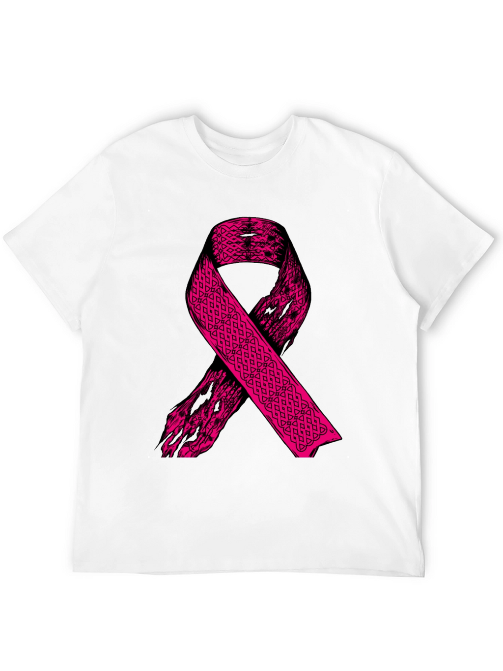 Pink Ribbon Graphic Tee - Awareness & Support