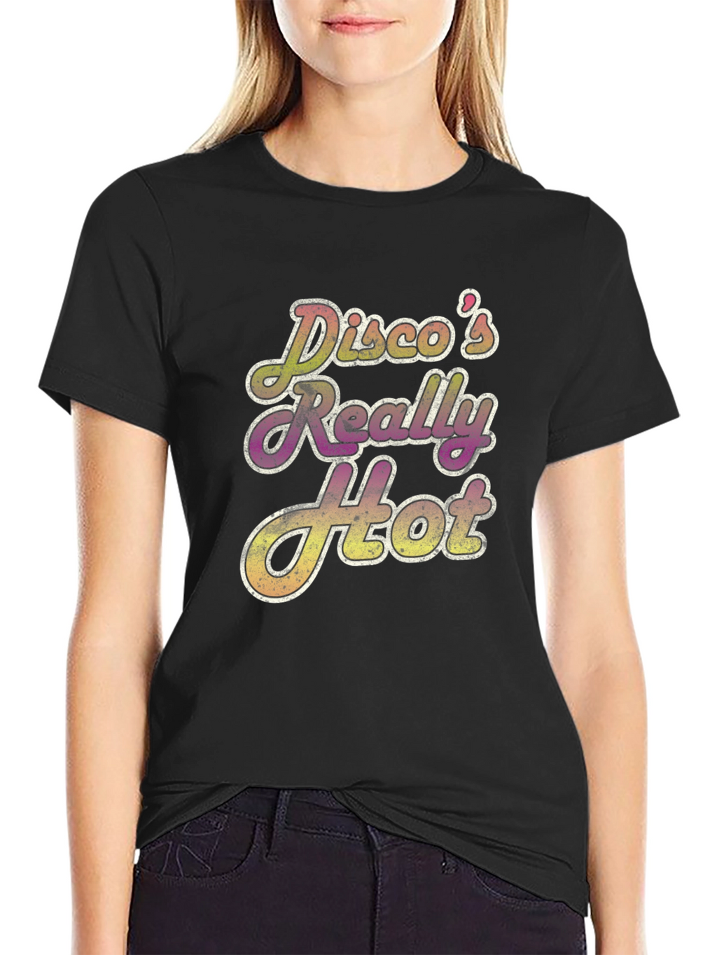 Discos Really Hot Retro Graphic T-Shirt