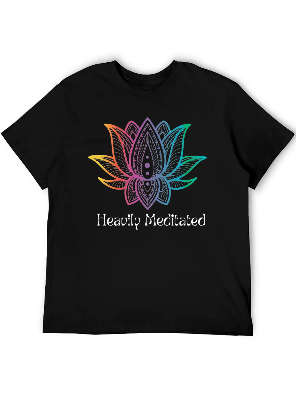 Heavily Meditated Lotus Graphic Tee