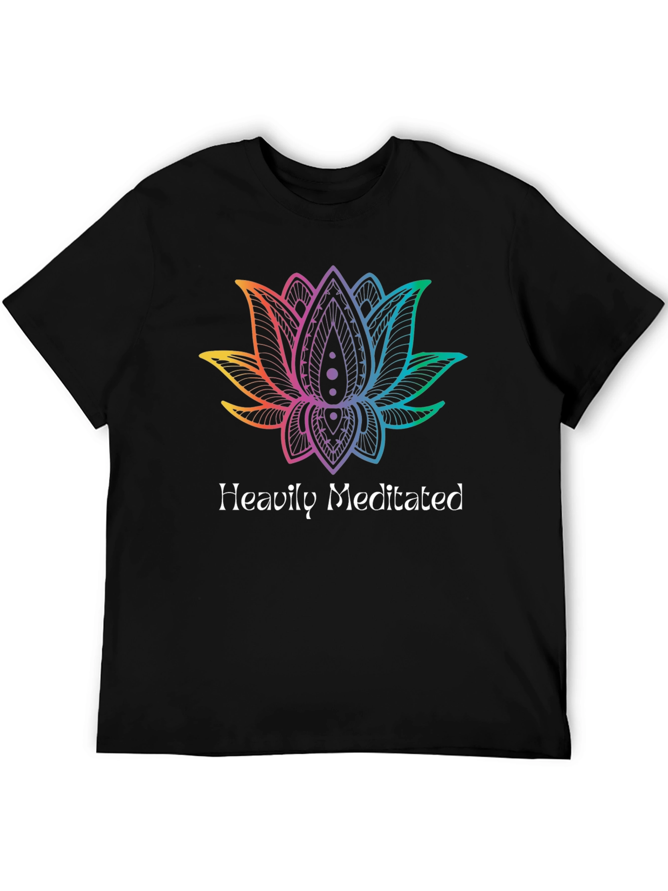 Heavily Meditated Lotus Graphic Tee