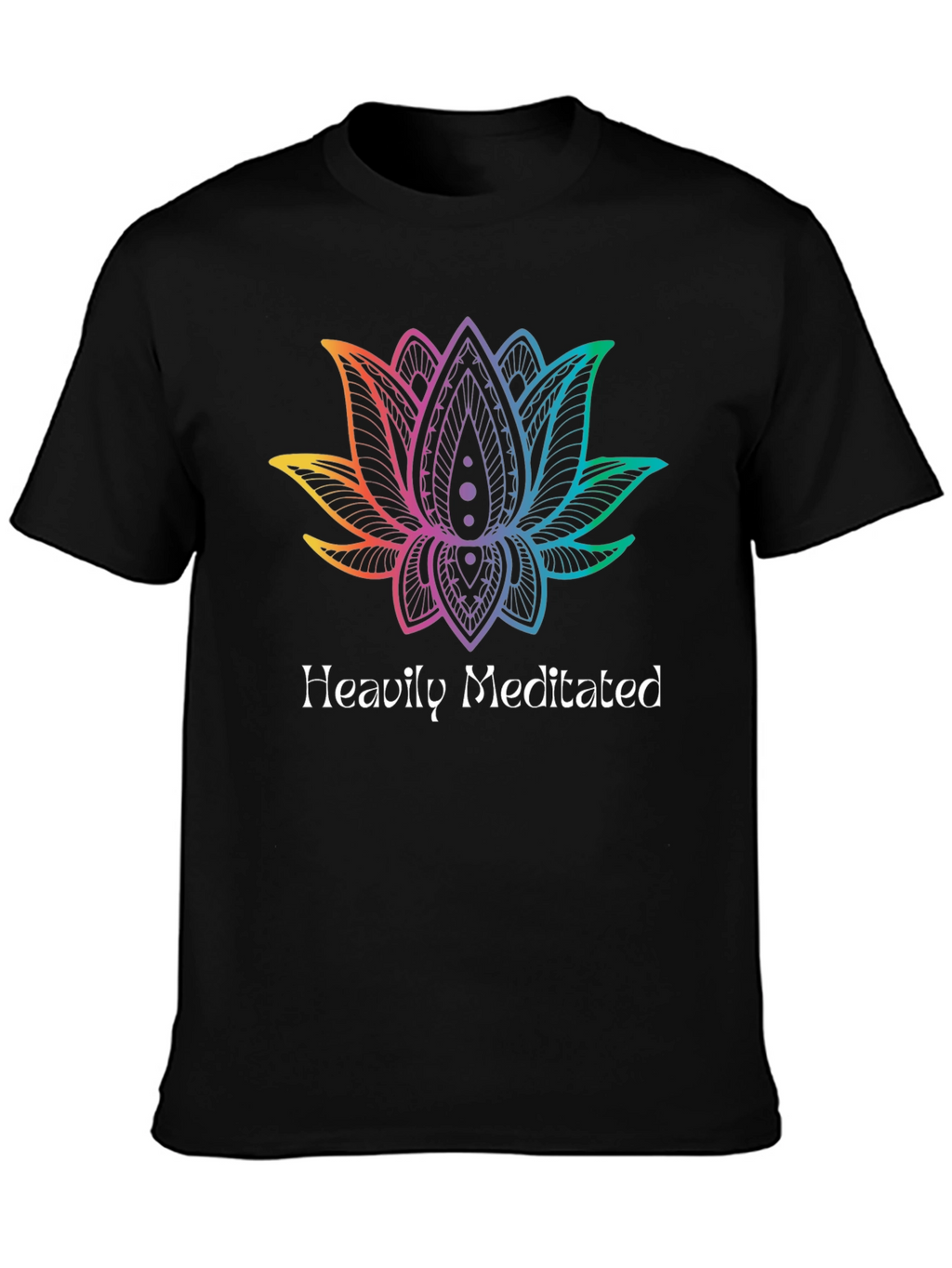 Heavily Meditated Lotus Graphic Tee