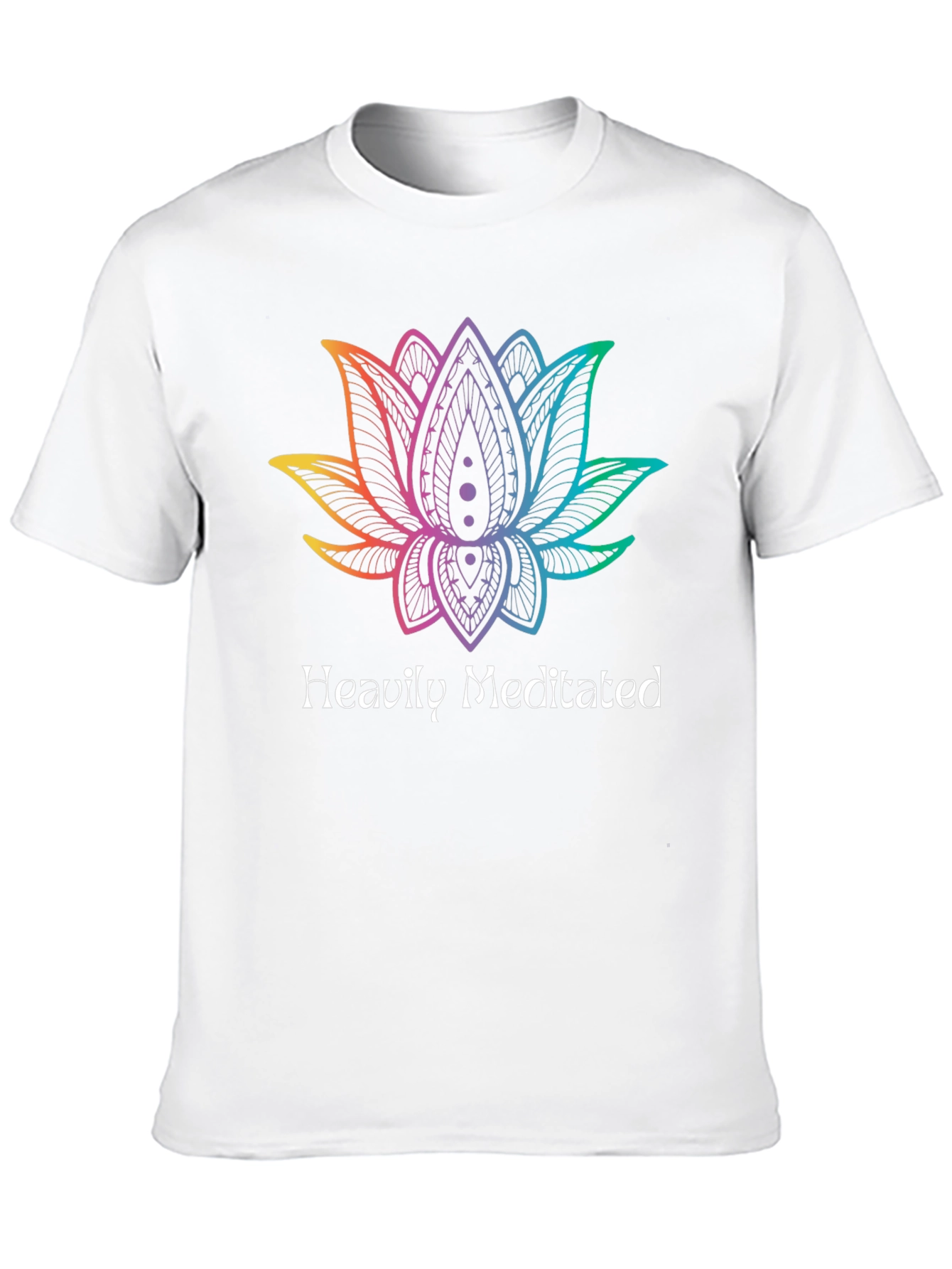 Heavily Meditated Lotus Graphic Tee