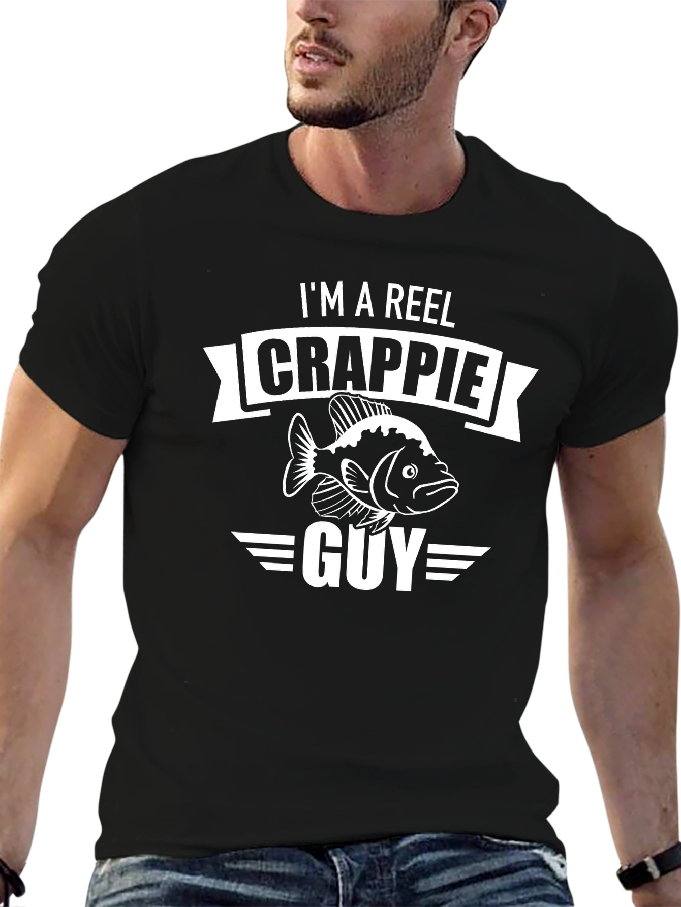 Im a Reel Crappie Guy T-Shirt Funny Fishing Tee
