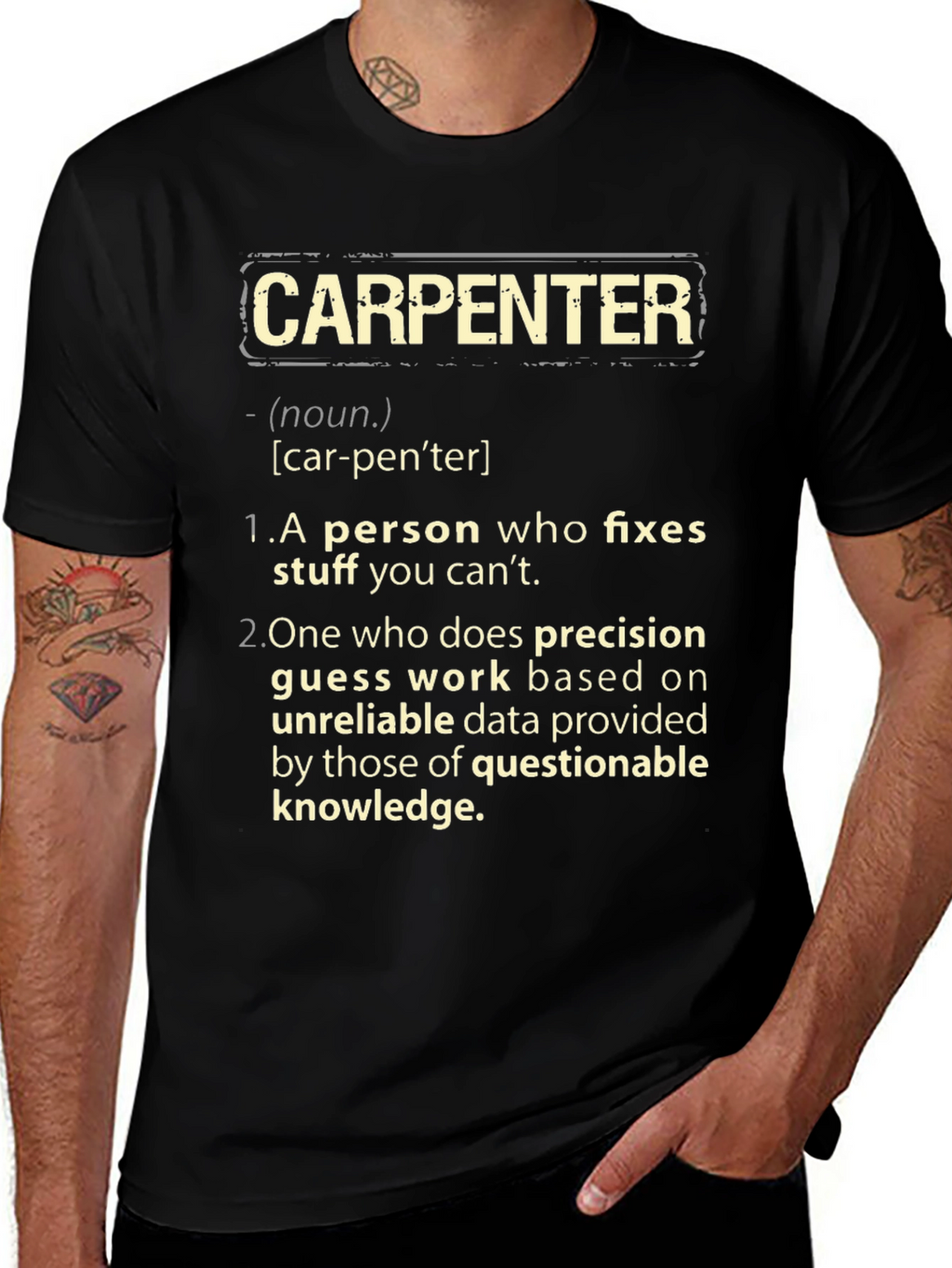 Carpenter Definition Graphic T-Shirt