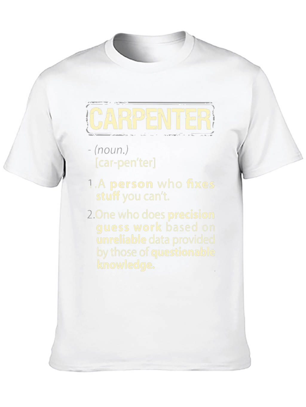 Carpenter Definition Graphic T-Shirt