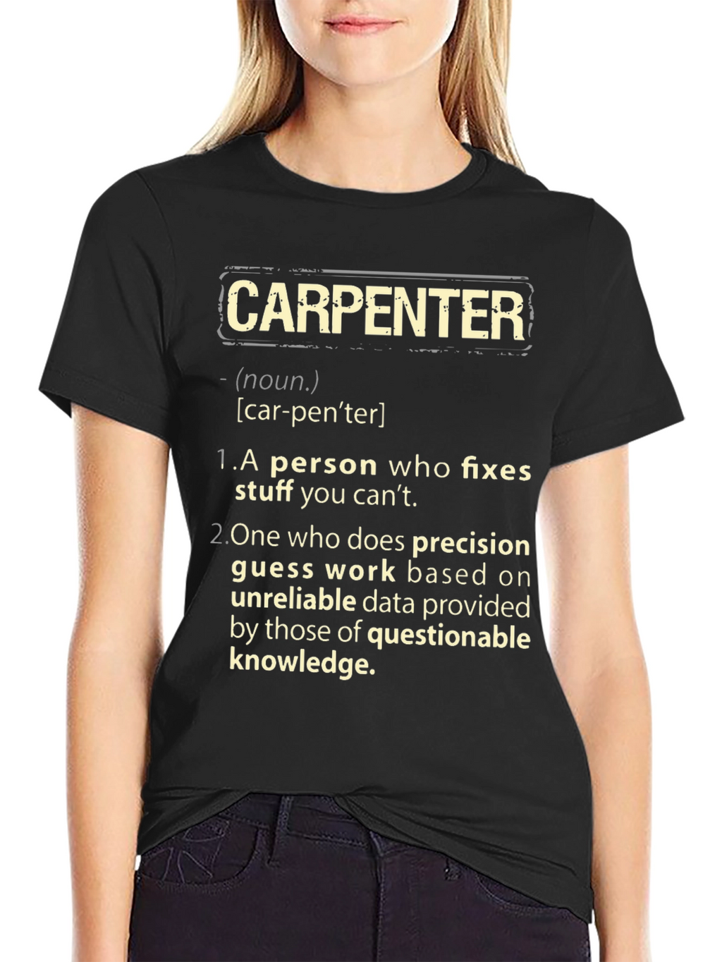 Carpenter Definition Graphic T-Shirt