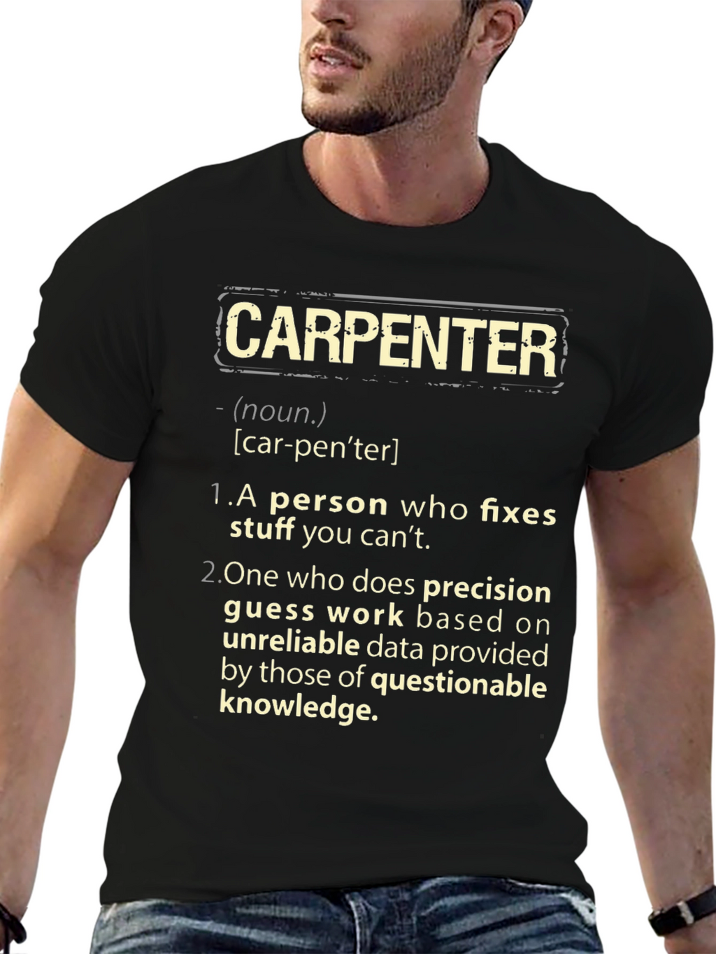 Carpenter Definition Graphic T-Shirt