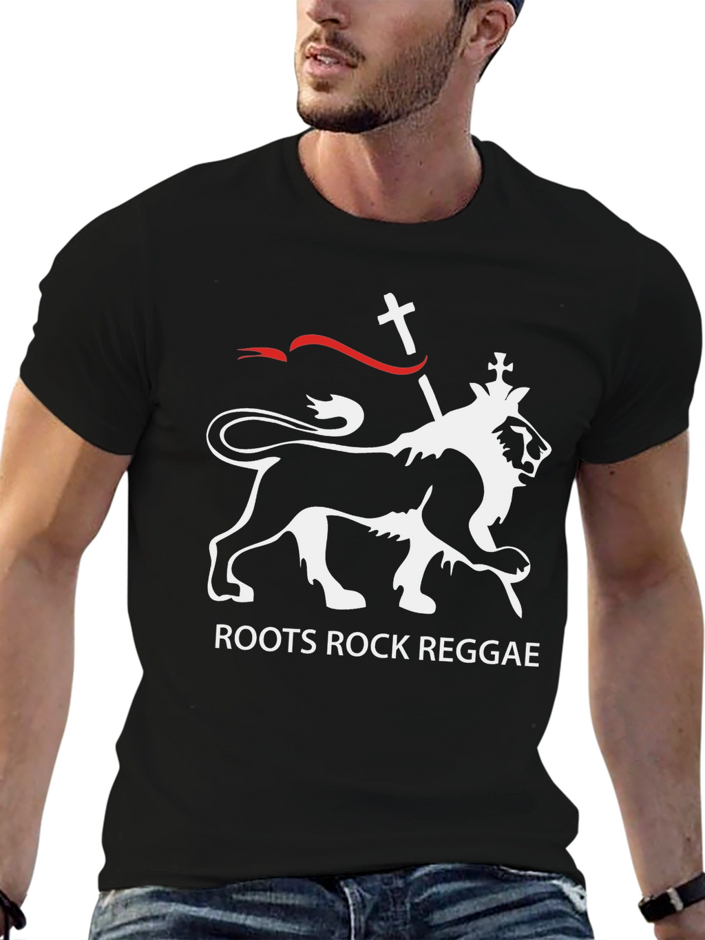 Roots Rock Reggae Black T-Shirt