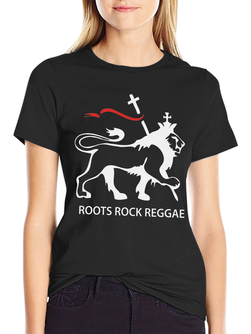 Roots Rock Reggae Black T-Shirt