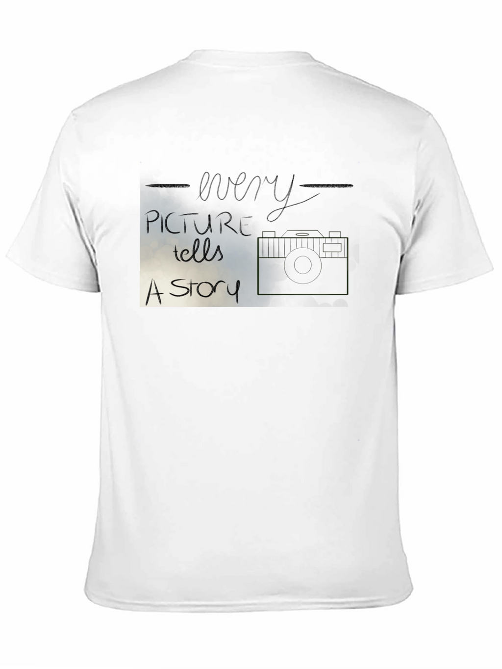 Every Picture Tells A Story Black T-Shirt