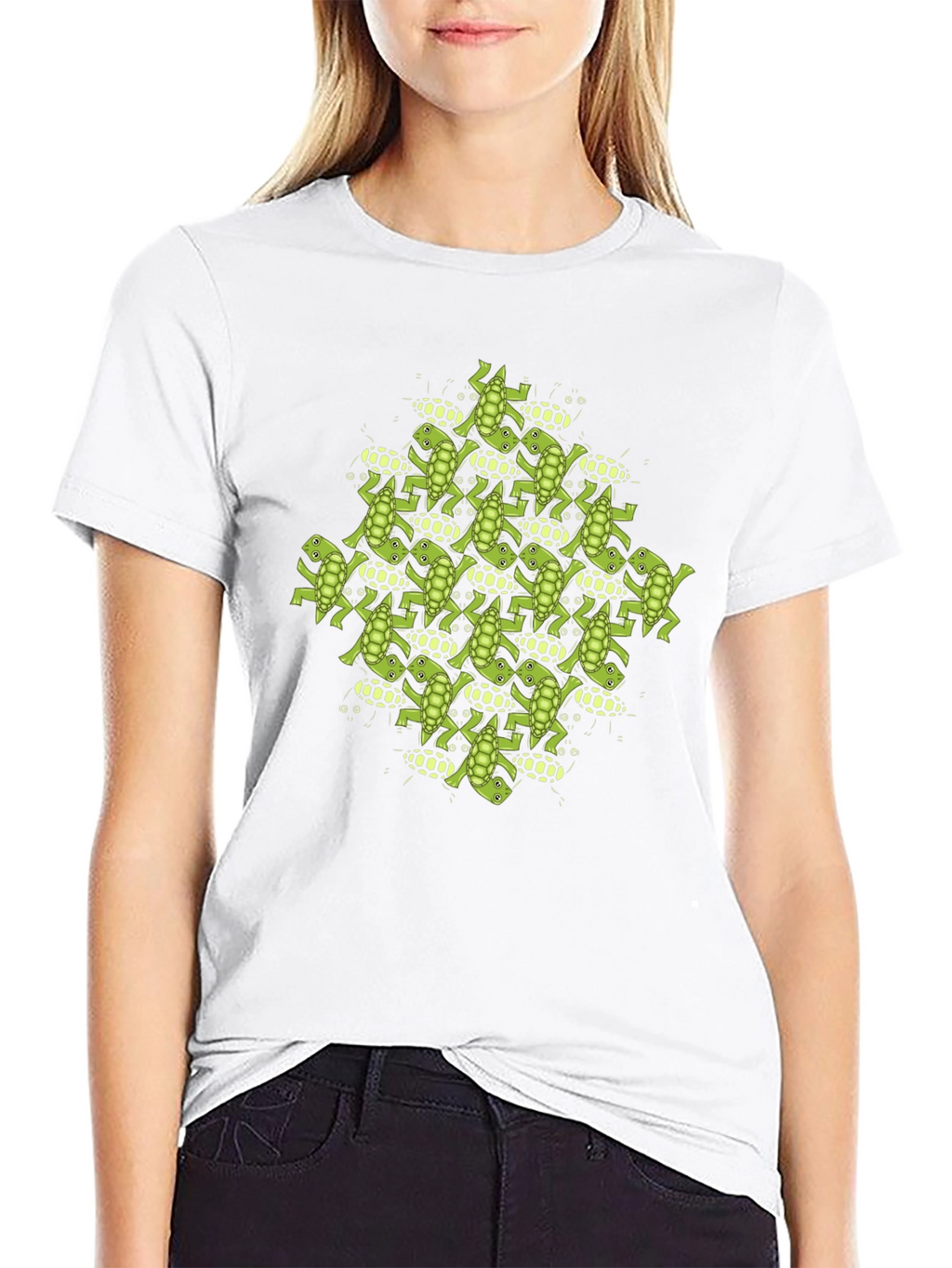 Frog Tessellation Print T-Shirt