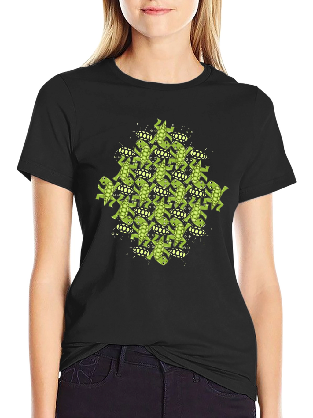Frog Tessellation Print T-Shirt